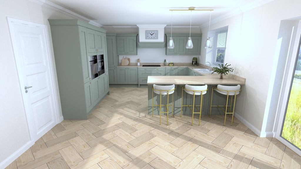 Property photo 3 of 10 Plot89Kitchenplanview