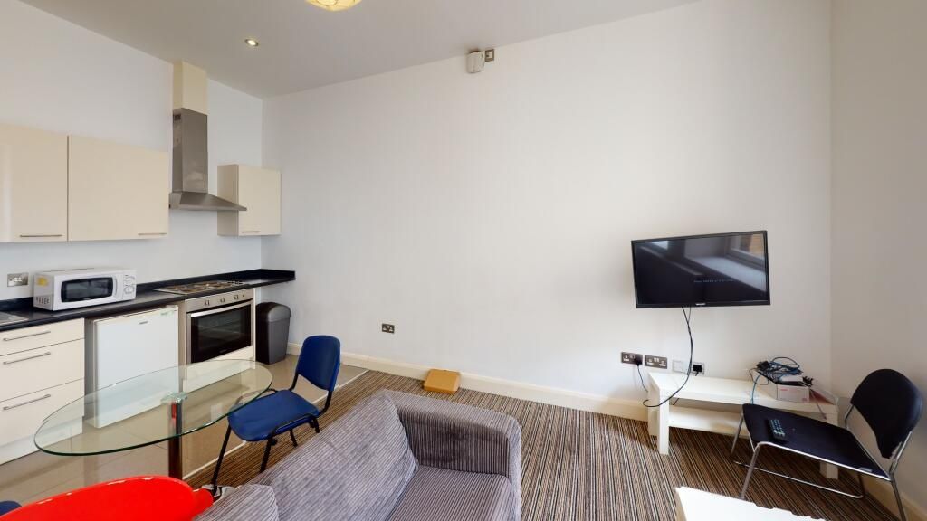 Property photo 1 of 6 A Cozy And Modern Living Room Featuring A Glass di...