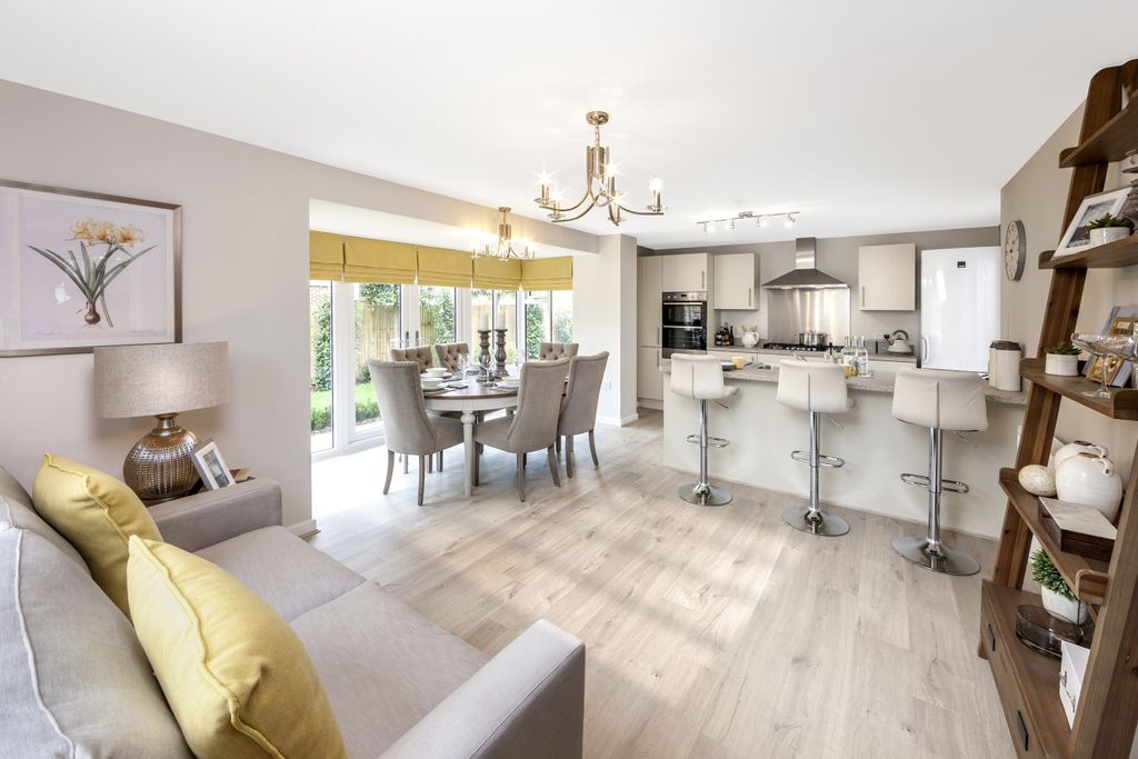 Property photo 1 of 10 Family Area In Open Plan Kitchen With Dining Area