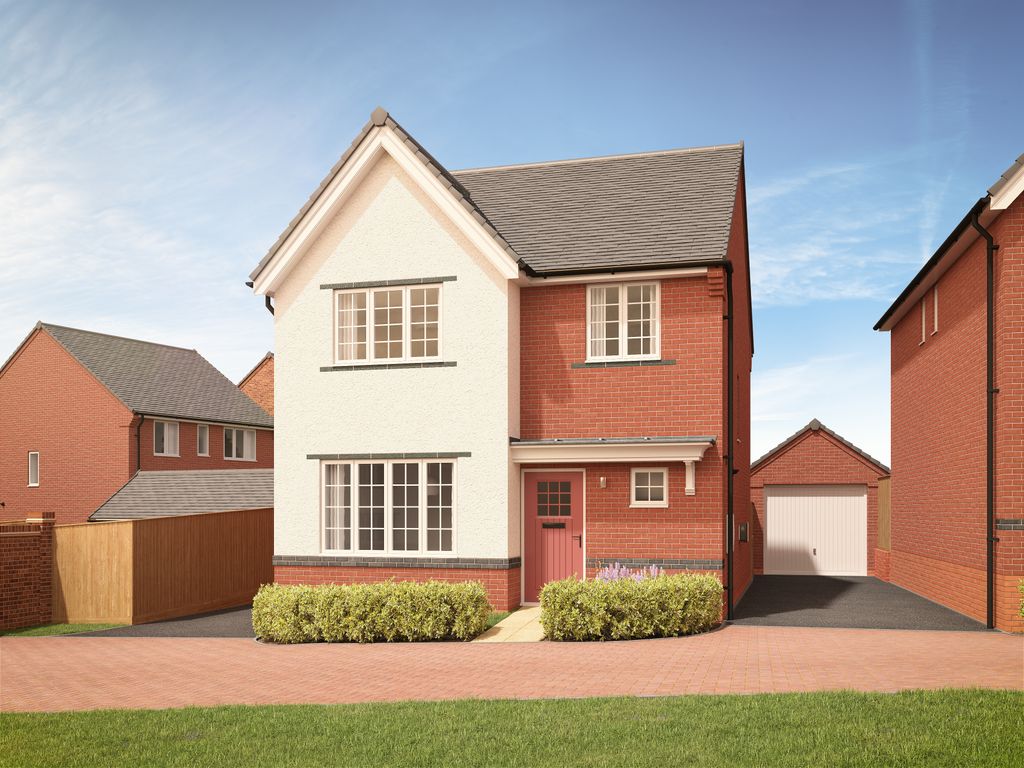 Property photo 1 of 10 A Modern Two-Story Brick House With White Stucco Accents And A Pink Front Door Sits On A Paved Drive