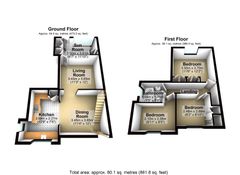 Floorplan 1 of 1 for 2 Eastfield Cottages, Shiplate Road, Bleadon, Weston-super-Mare, BS24 0NJ