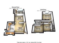 Floorplan 1 of 2 for 2 Eastfield Cottages, Shiplate Road, Bleadon, Weston-super-Mare, BS24 0NJ