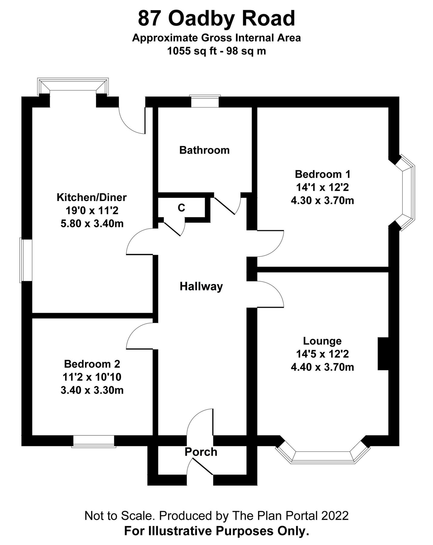 2 bed bungalow for sale in Oadby Road, Wigston LE18 Zoopla