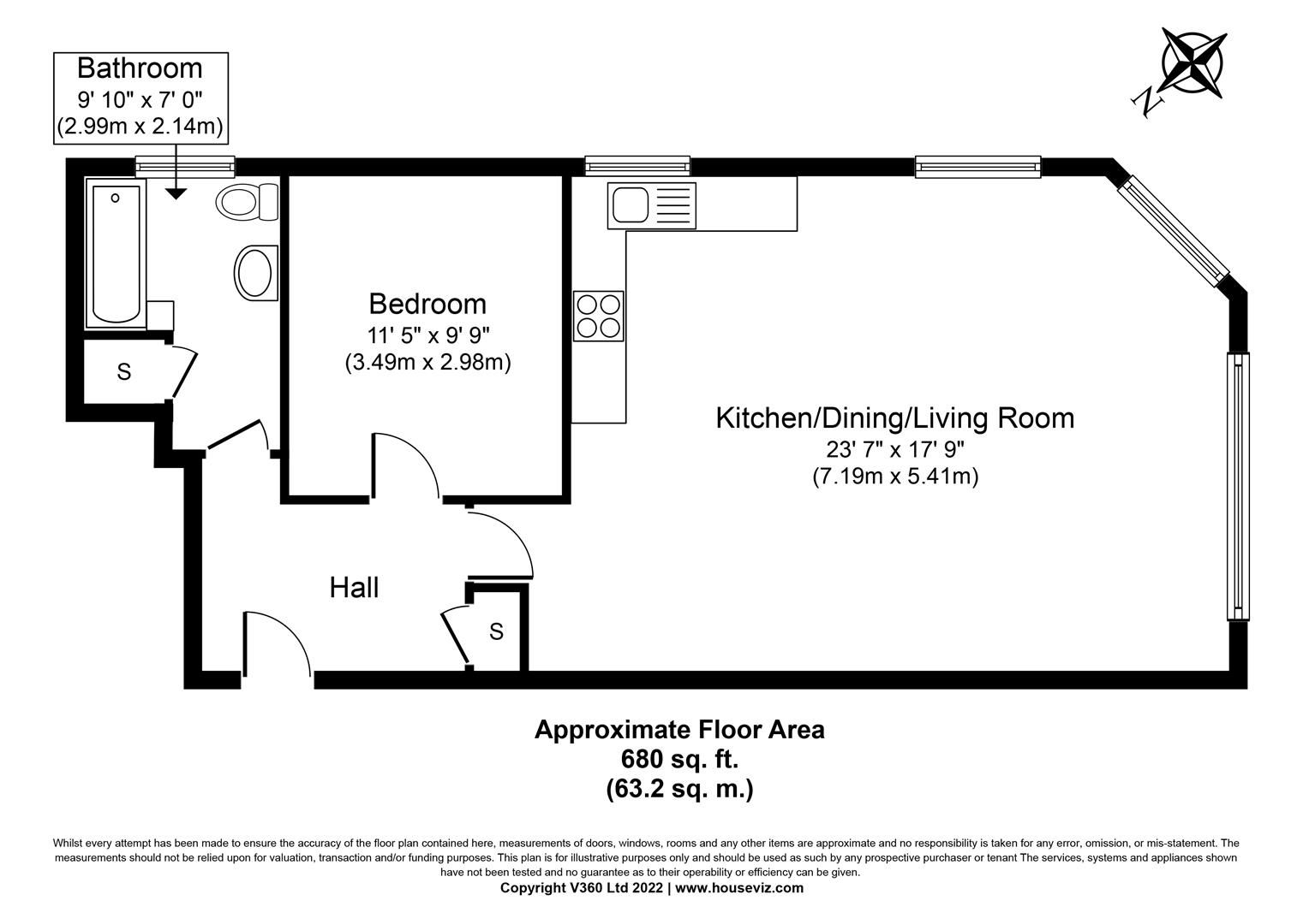 1 bed flat for sale in Milton Place, Station Road, Hensall, Goole DN14