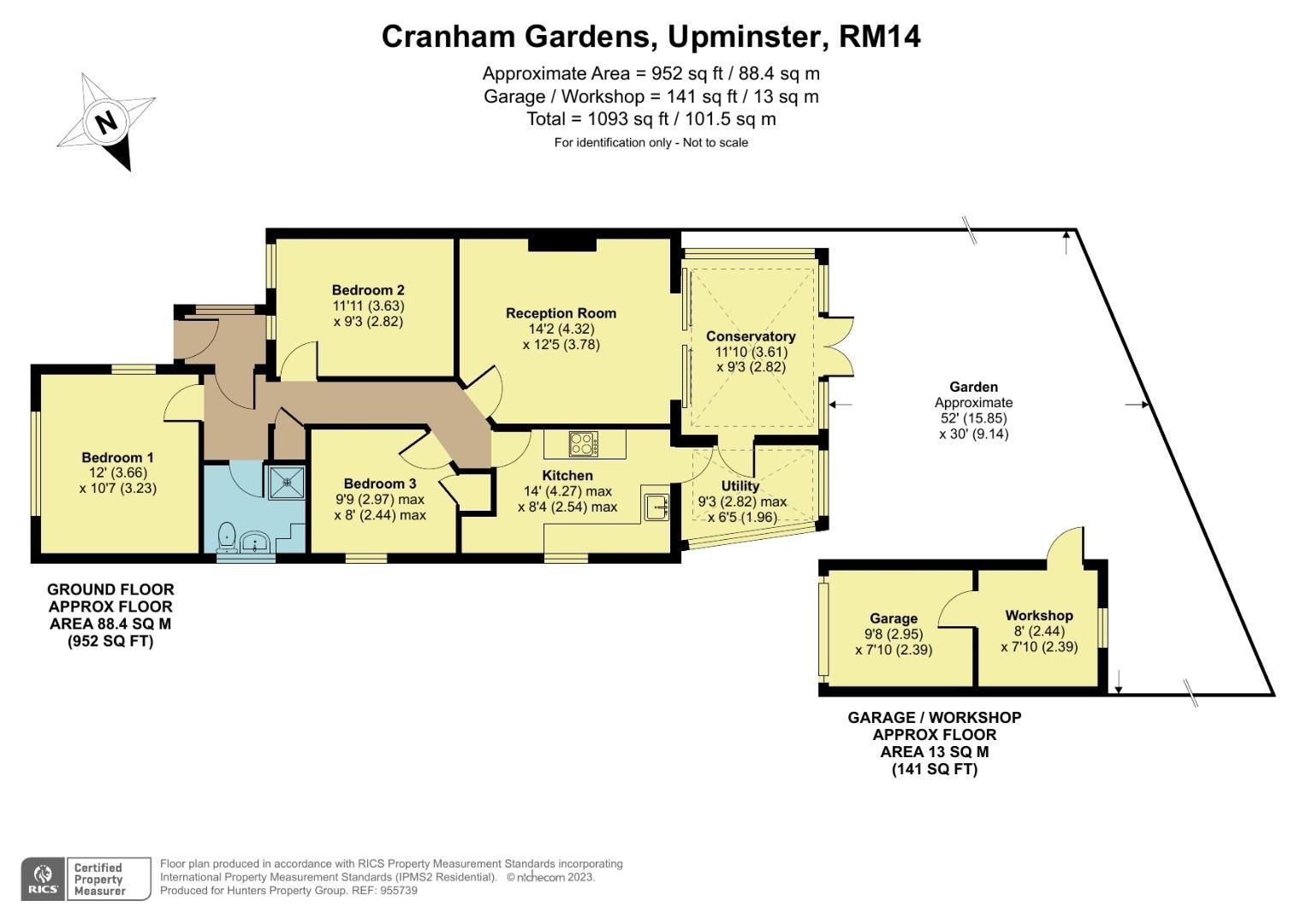 3 bed semidetached bungalow for sale in Cranham Gardens, Cranham