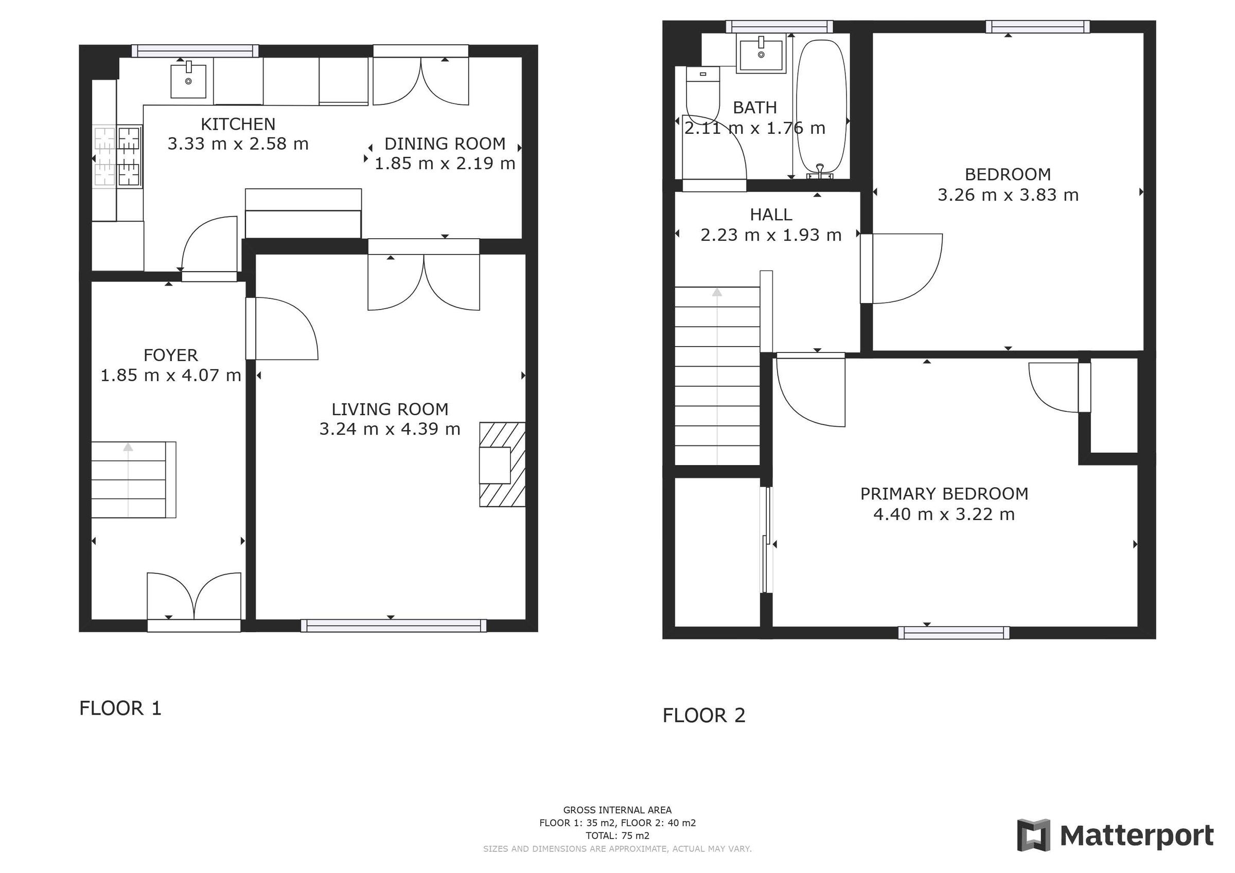 2 bed terraced house for sale in Smyllum Road, Lanark, South