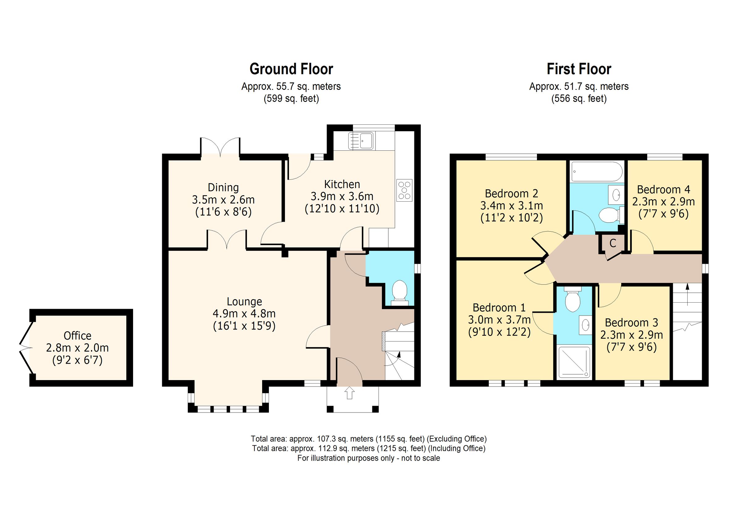4 bed detached house for sale in Old London Road, Badgers Mount, Kent