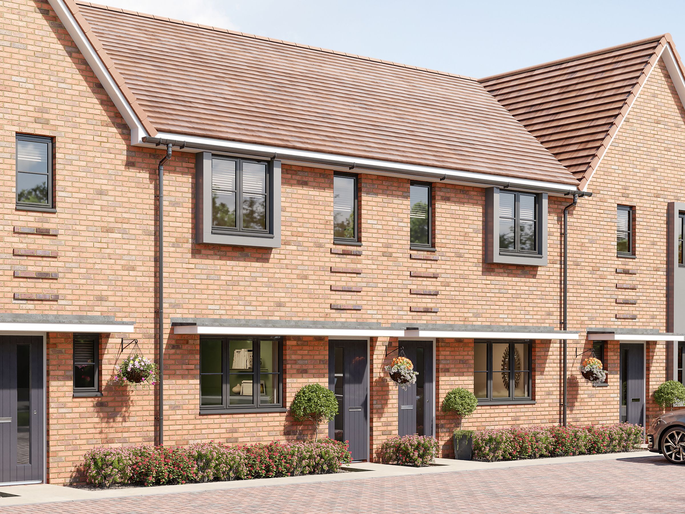 New home, 2 bed terraced house for sale in "The Singleton" at Otterham