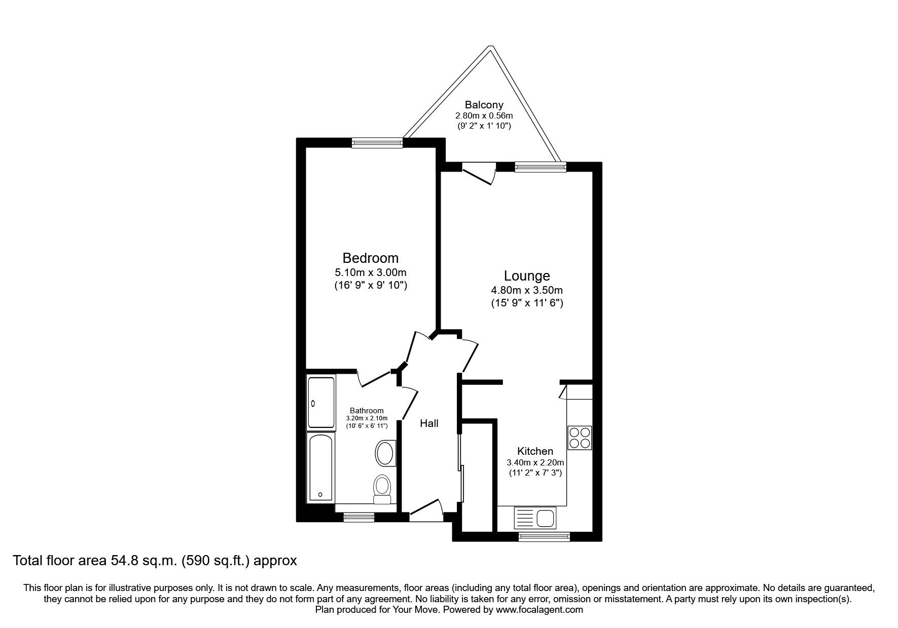 1 bed flat for sale in Pooley Green Road, Egham, Surrey TW20 Zoopla