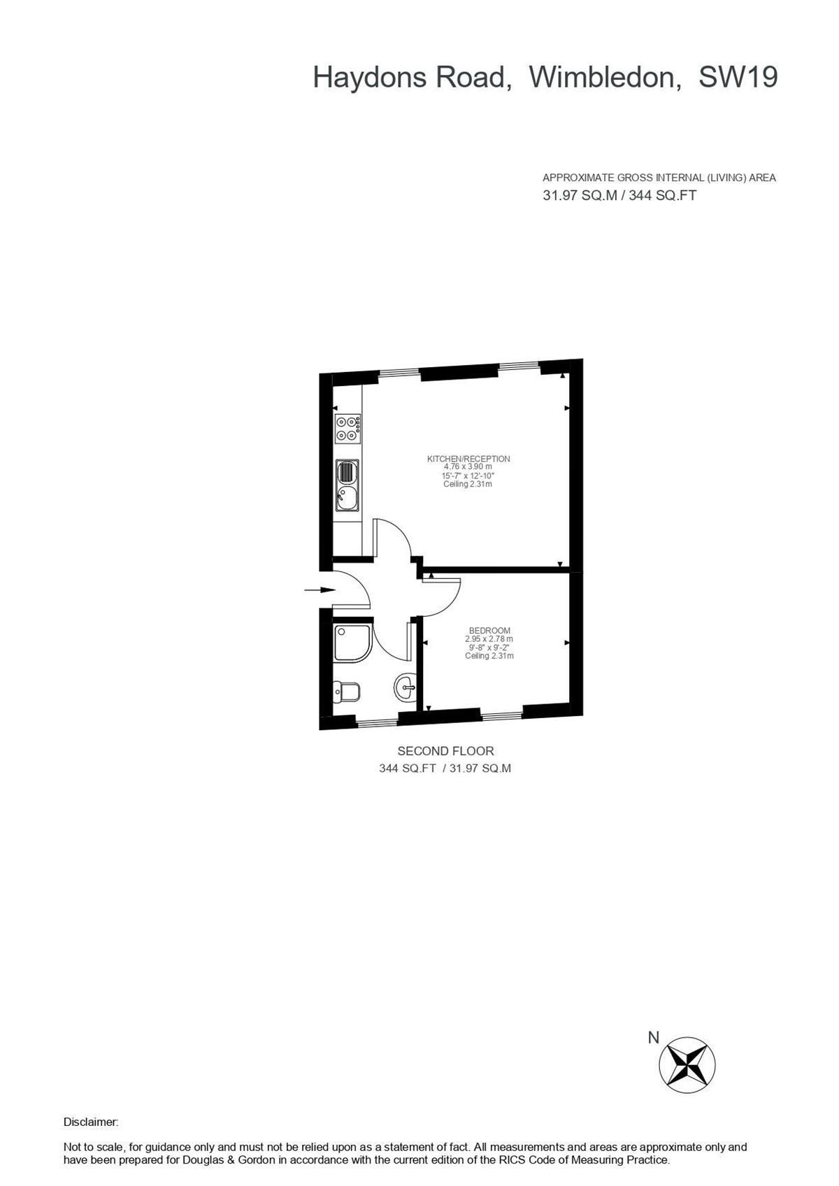 1 bed flat to rent in Haydons Road, London SW19 Zoopla