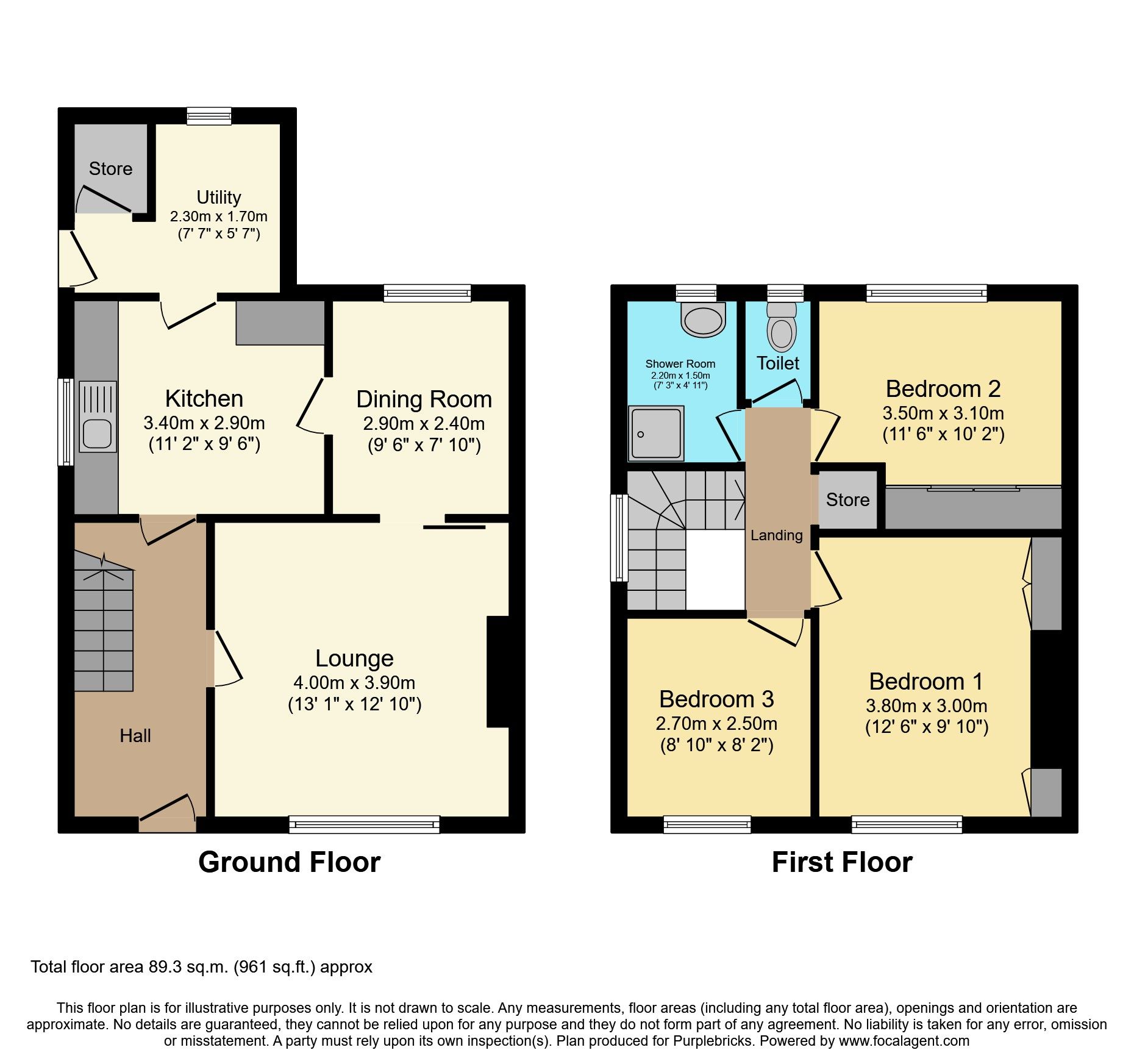 3 bed semidetached house for sale in Horsley Vale, South Shields NE34