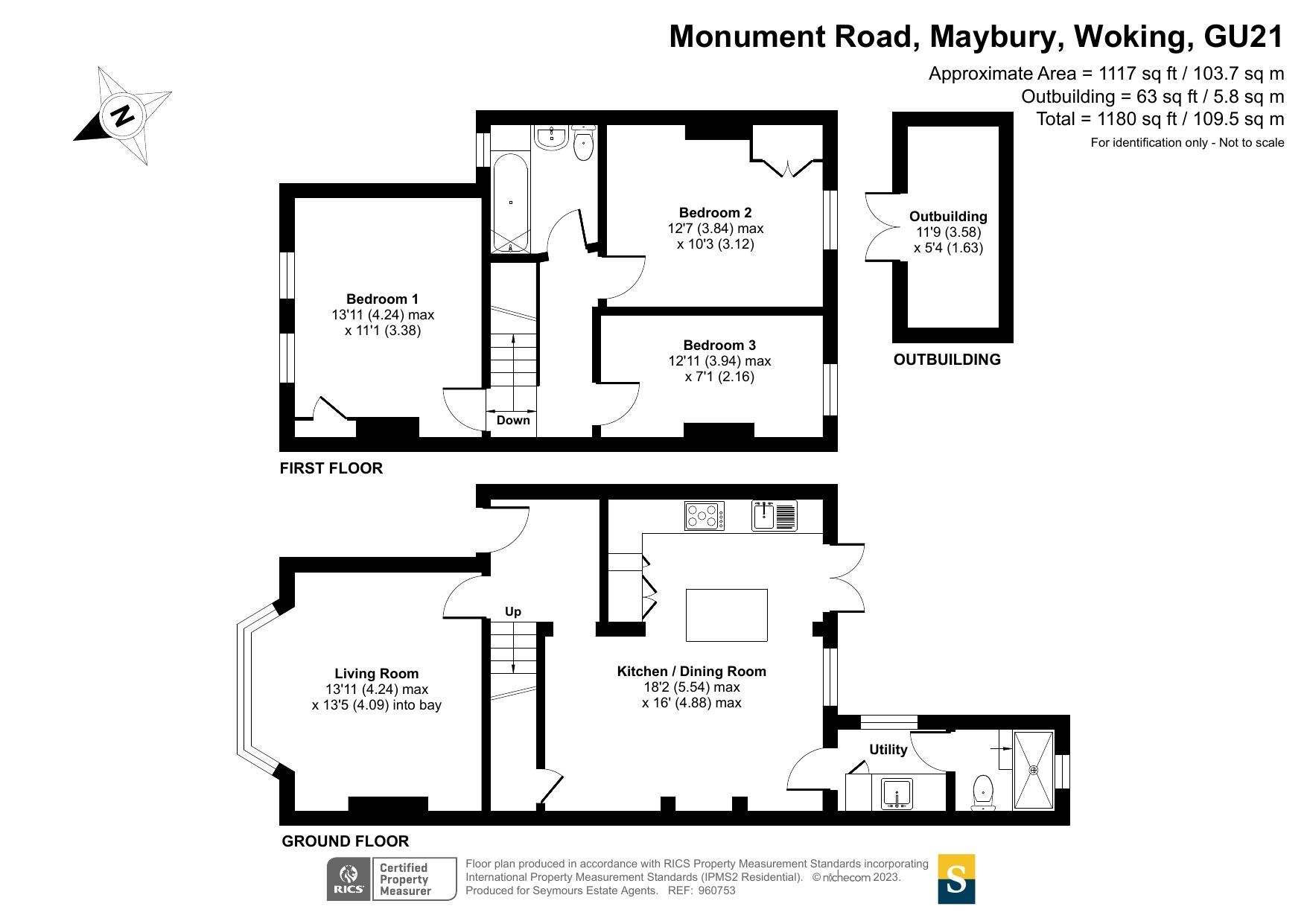 3 bed semidetached house for sale in Woking, Surrey GU21 Zoopla