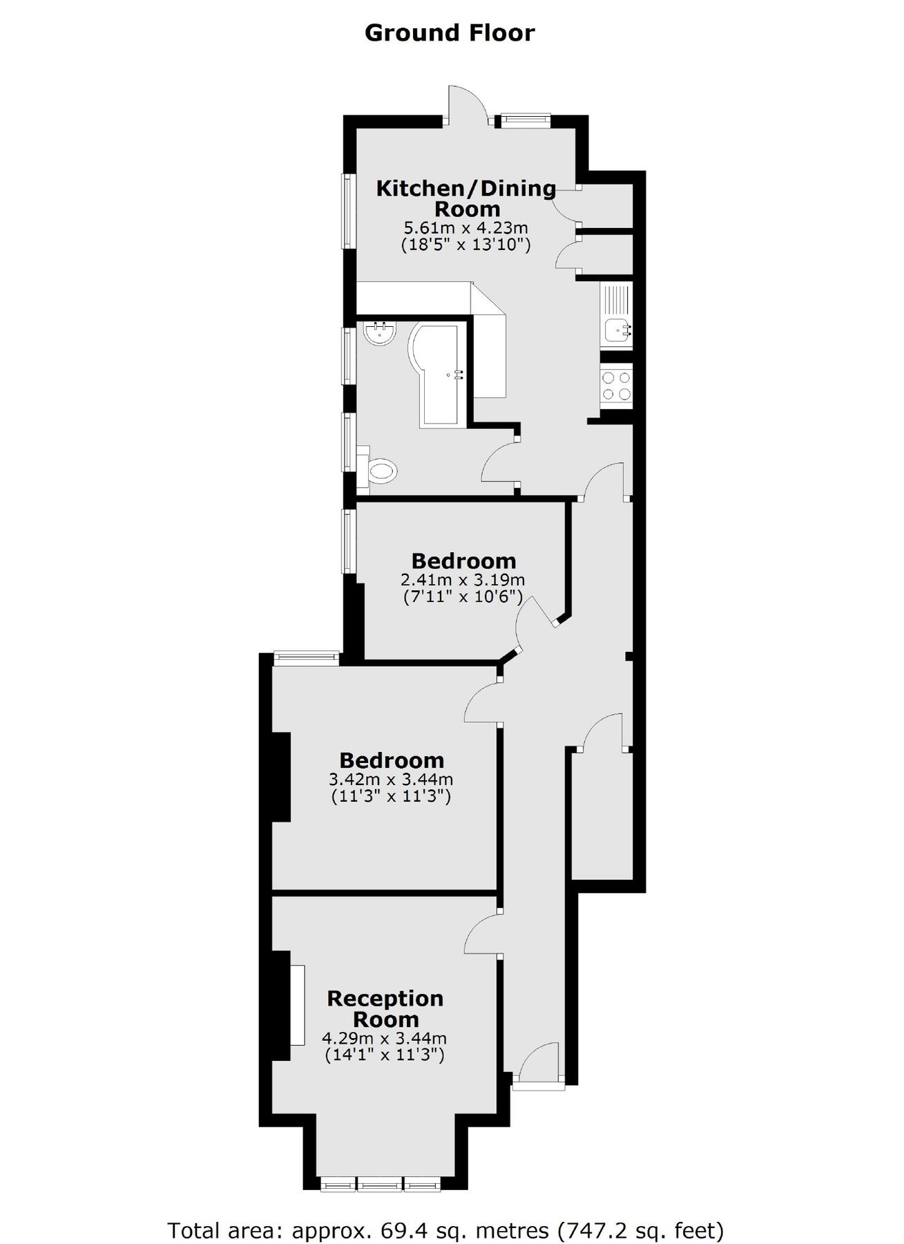 2 bed for sale in Moor Mead Road, St Margarets, Twickenham