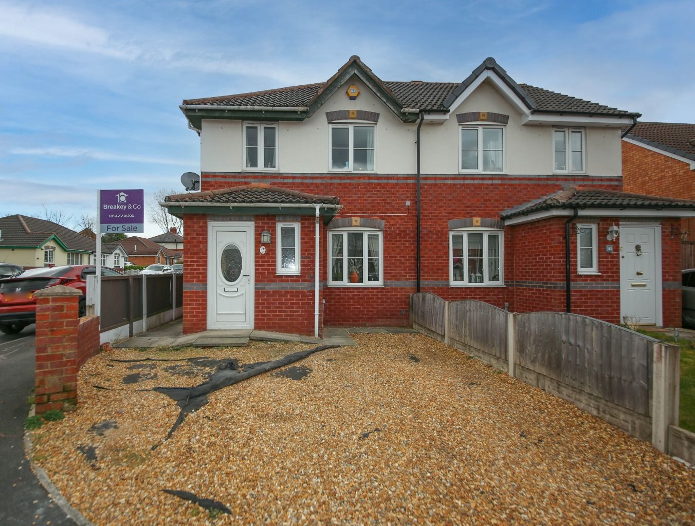 3 bed semidetached house for sale in Sherwood Drive, Wigan, Greater