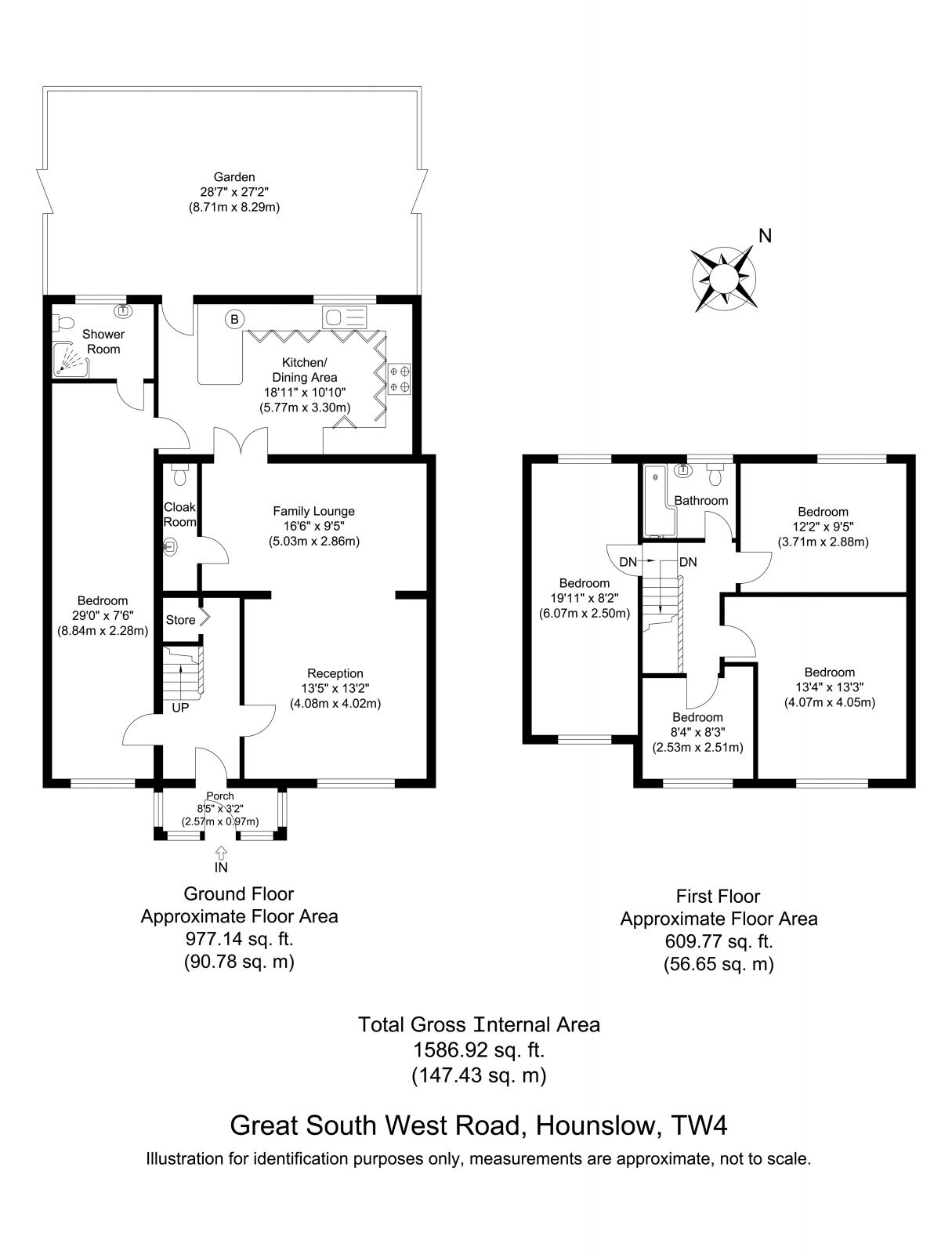 5 bed semidetached house for sale in Great South West Road, Hounslow