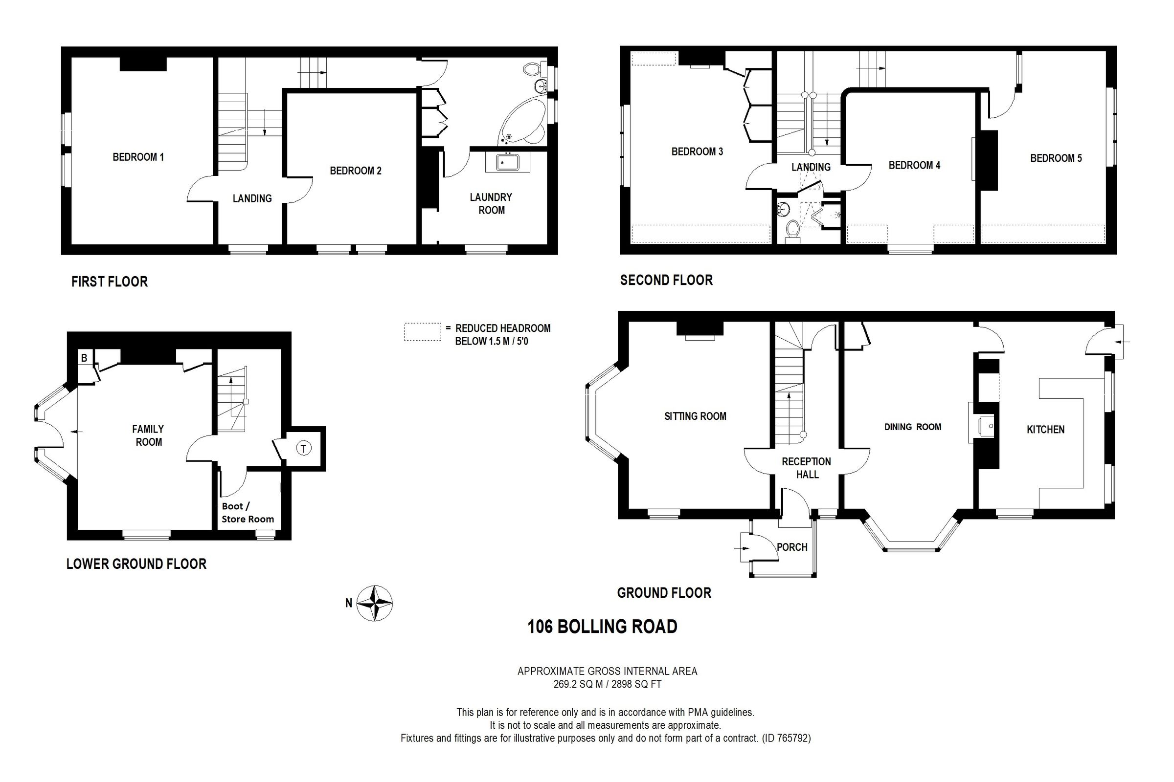 5 bed end terrace house for sale in Bolling Road, Ilkley, West