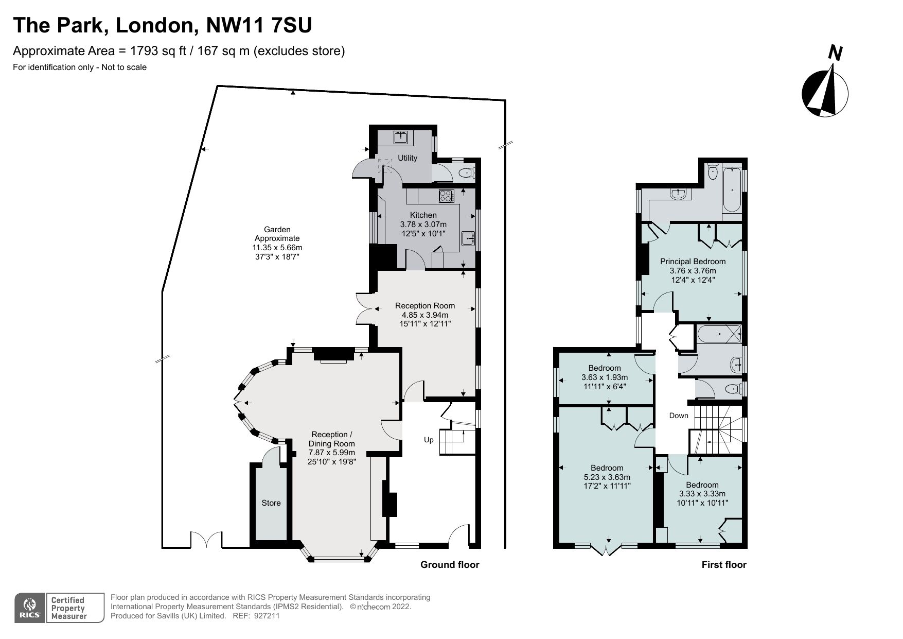 4 bed detached house for sale in The Park, London NW11 Zoopla