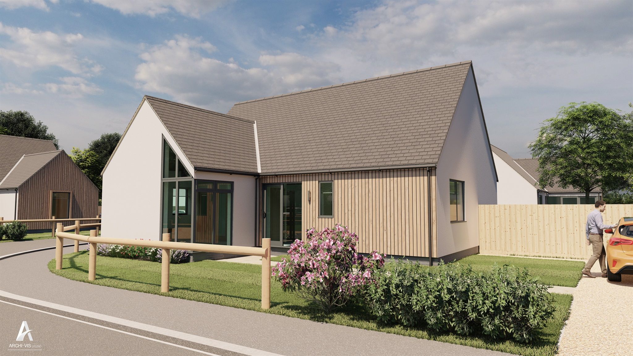 New home, 3 bed detached bungalow for sale in Silfield Road, Wymondham