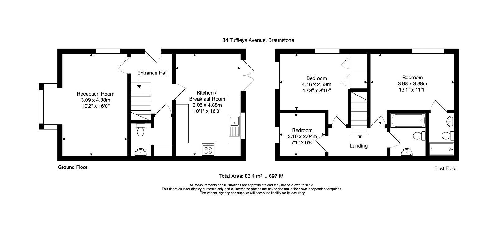 3 bed semidetached house for sale in Tuffleys Way, Thorpe Astley