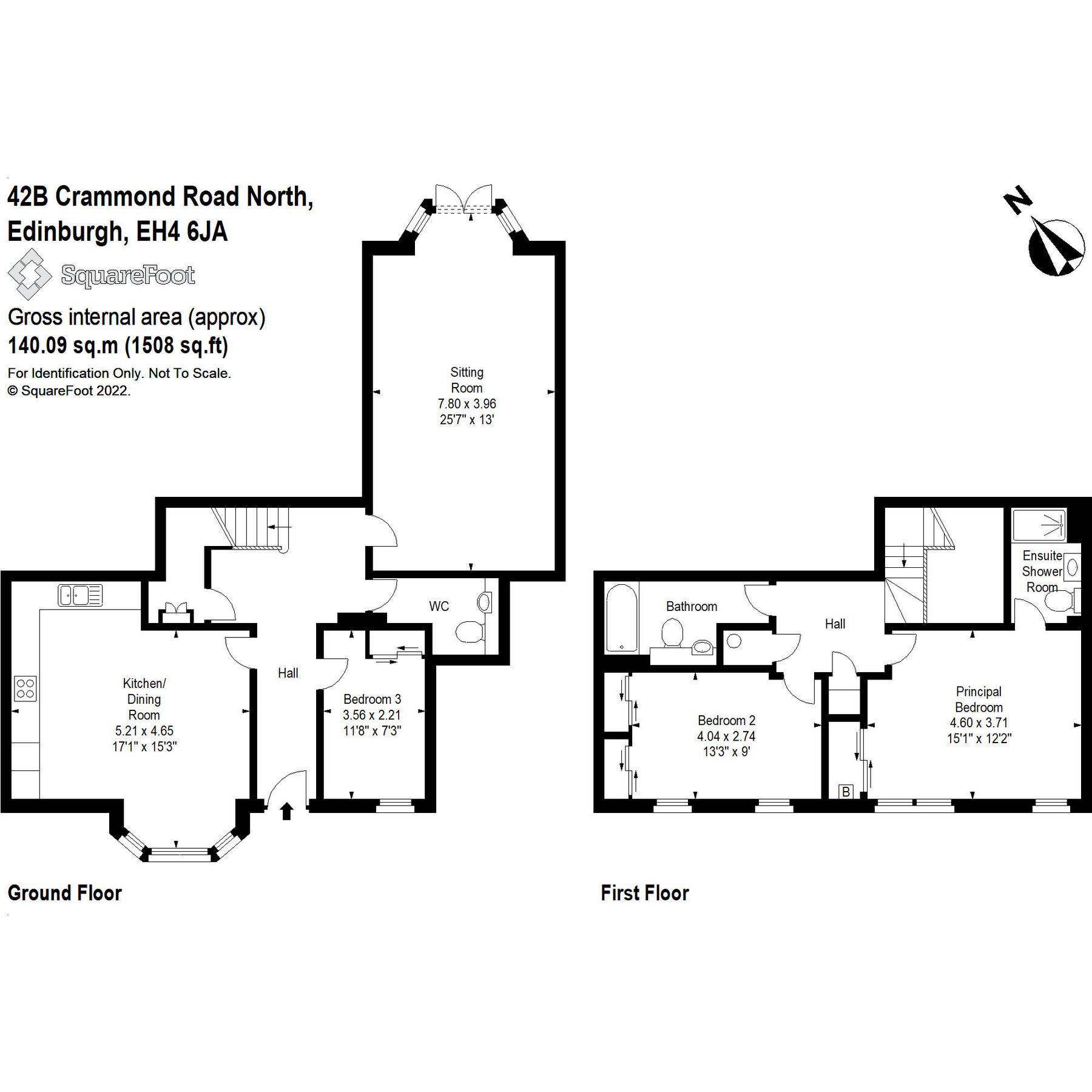 3 bed flat for sale in 42B Cramond Road North, Edinburgh, Midlothian