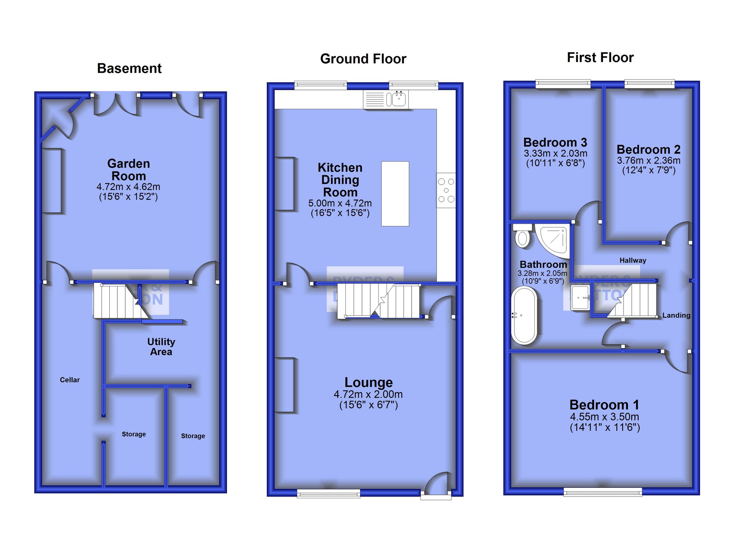 3 bed terraced house for sale in Bury Road, Edenfield, Ramsbottom, Bury