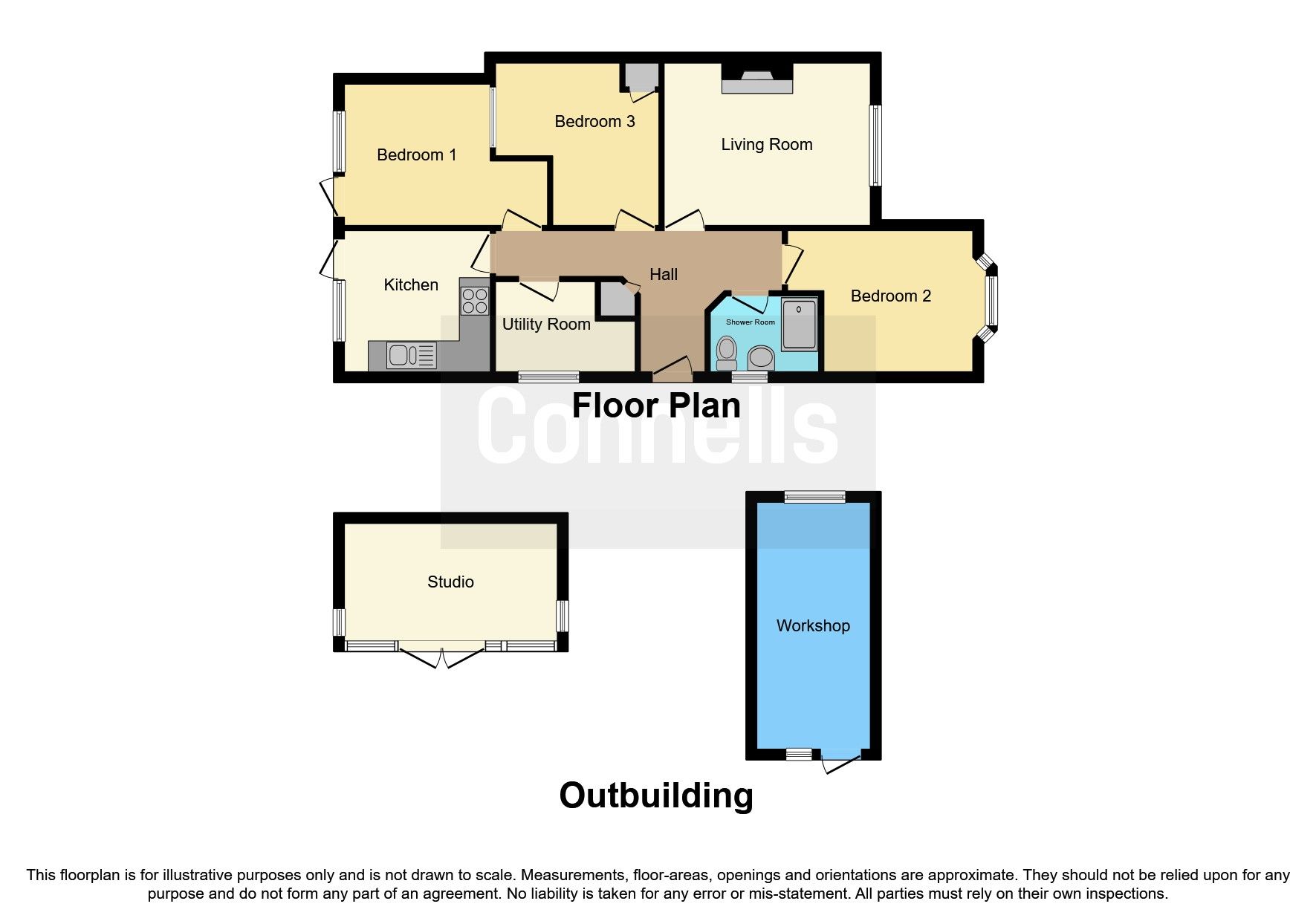 3 bed semidetached bungalow for sale in Chapel Close, Toddington