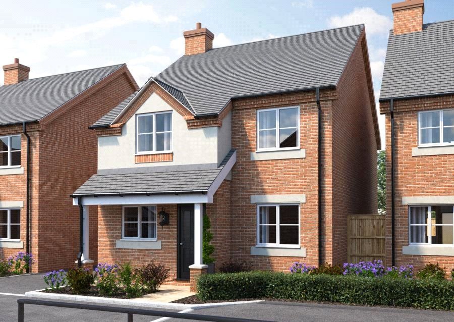 New home, 4 bed detached house for sale in Seagrave Road, Sileby