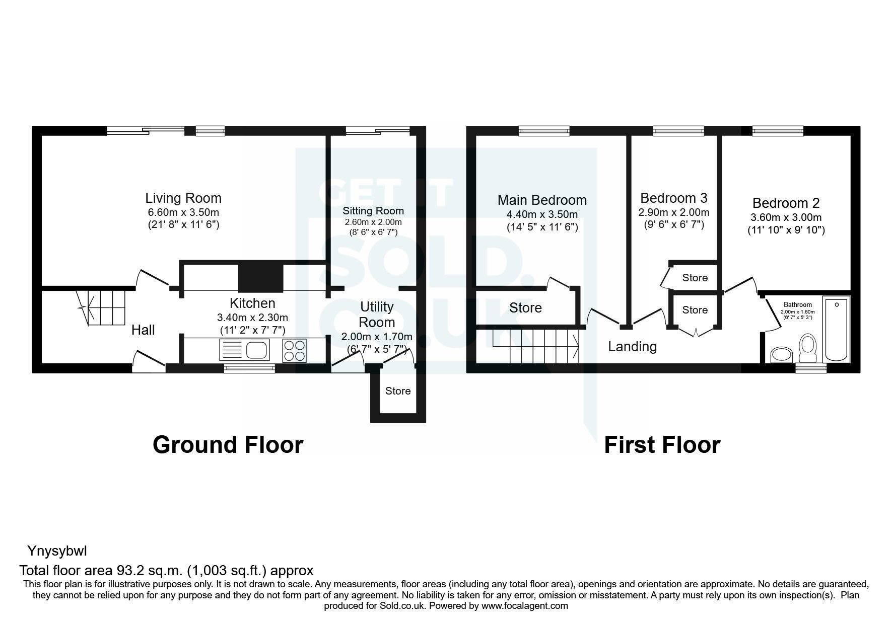 3 bed terraced house for sale in Buarth Y Capel, Ynysybwl, Pontypridd, Rhondda Cynon Taf CF37