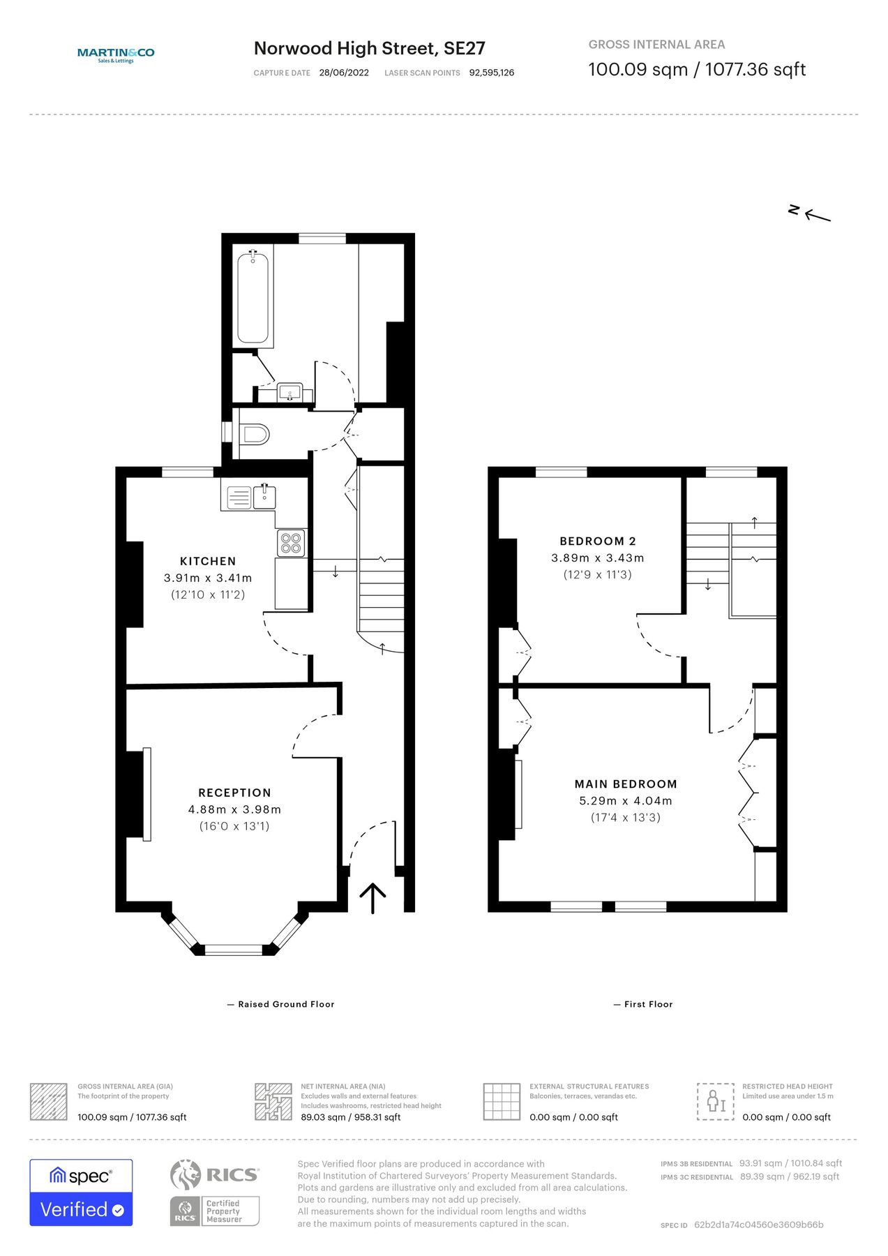 2 bed for sale in Norwood High Street, West Norwood, London