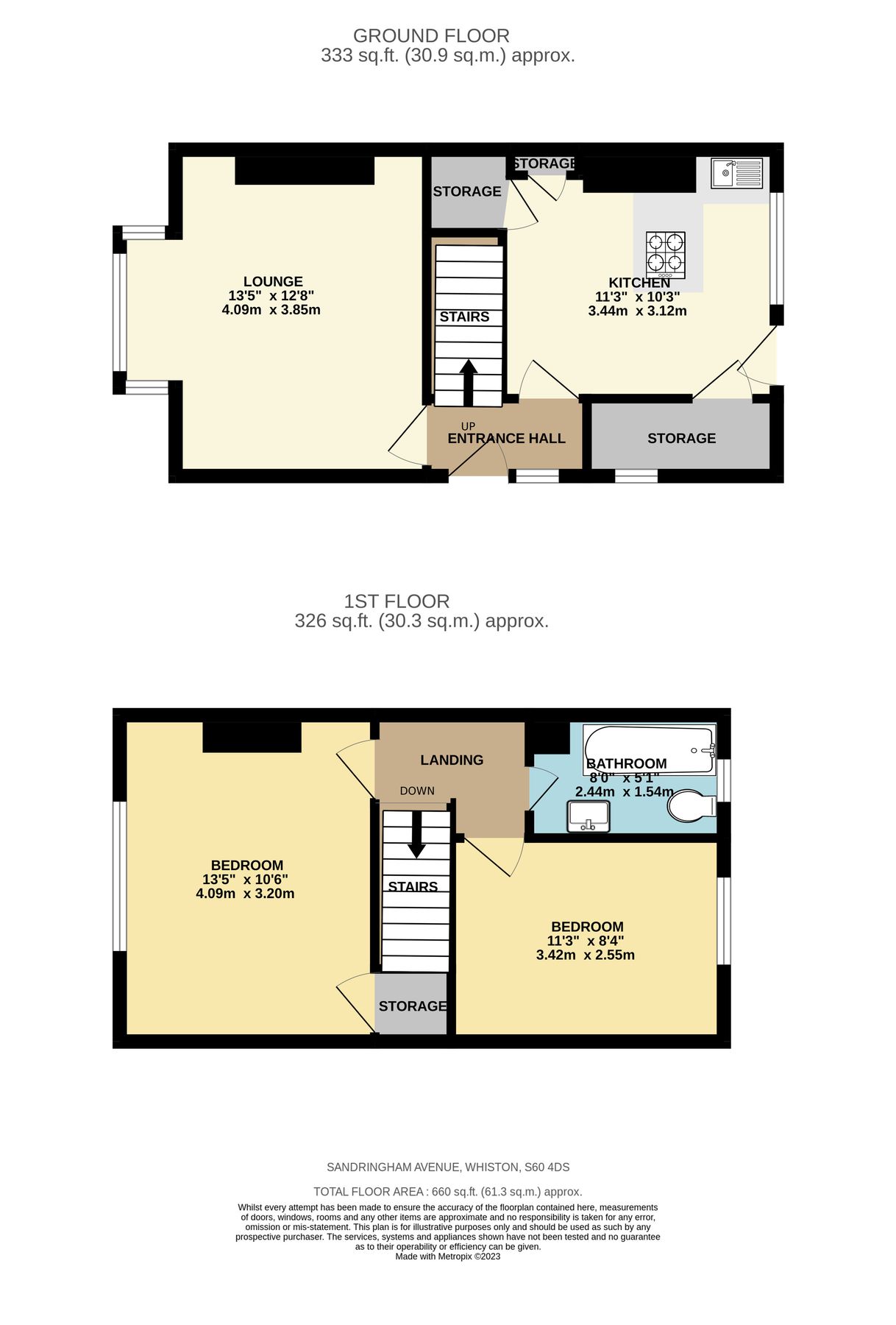 2 bed semidetached house to rent in Sandringham Avenue, Whiston
