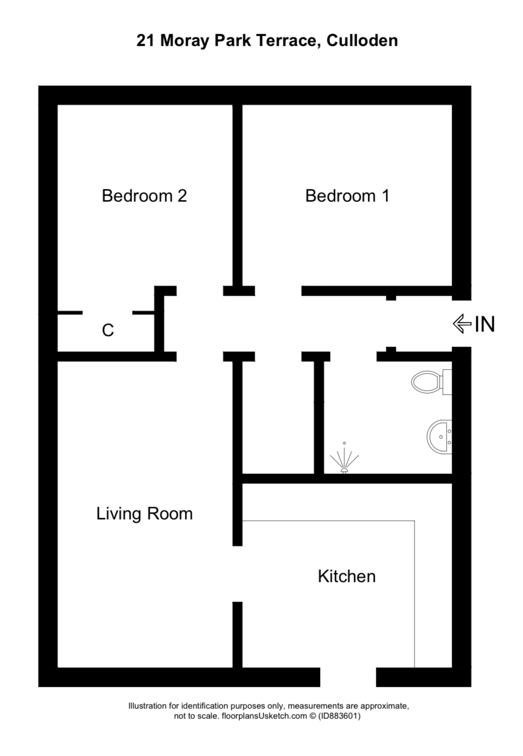 2 bed detached bungalow for sale in Moray Park Terrace, Culloden