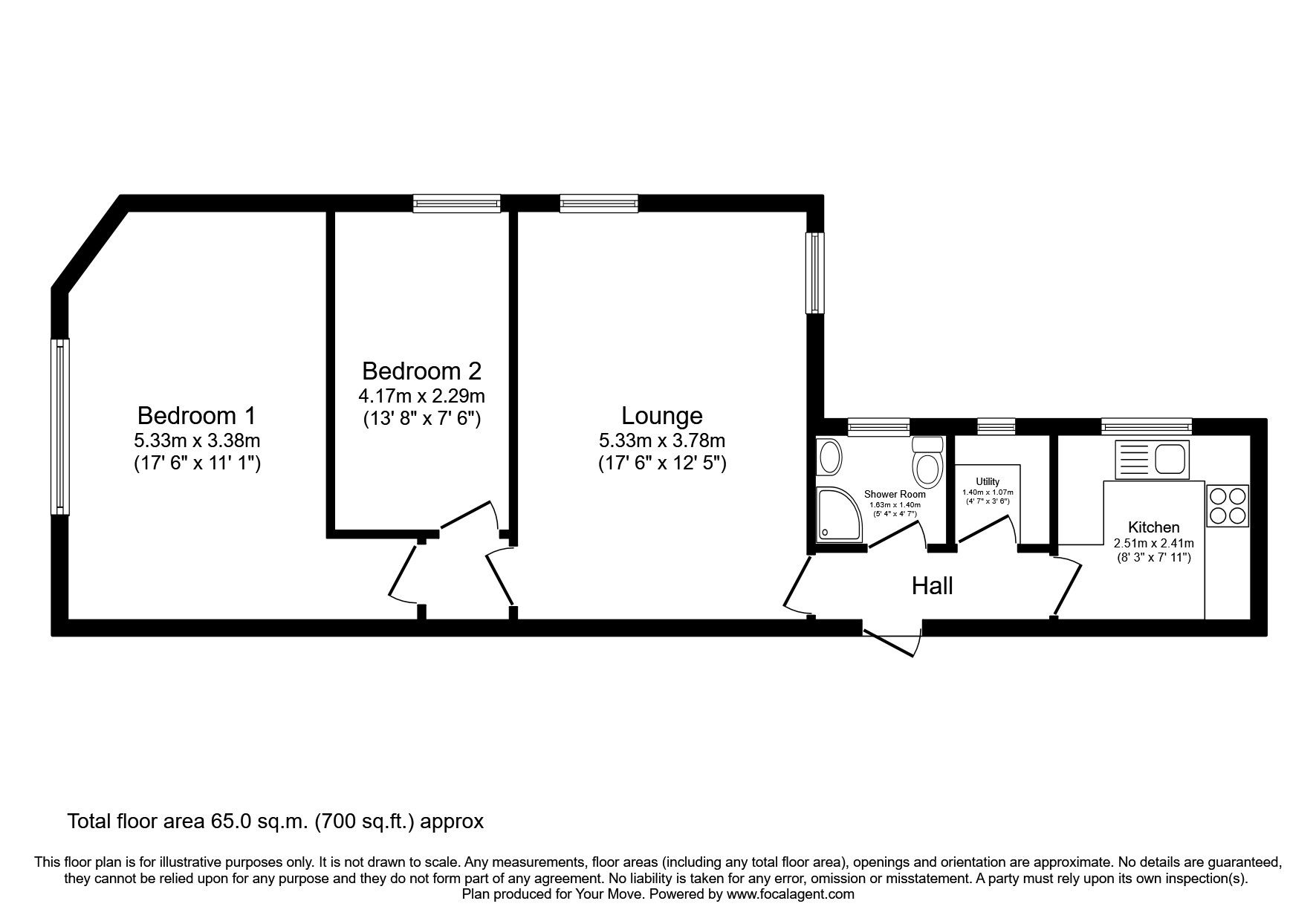2 bed flat to rent in Annan Road, Dumfries DG1 Zoopla
