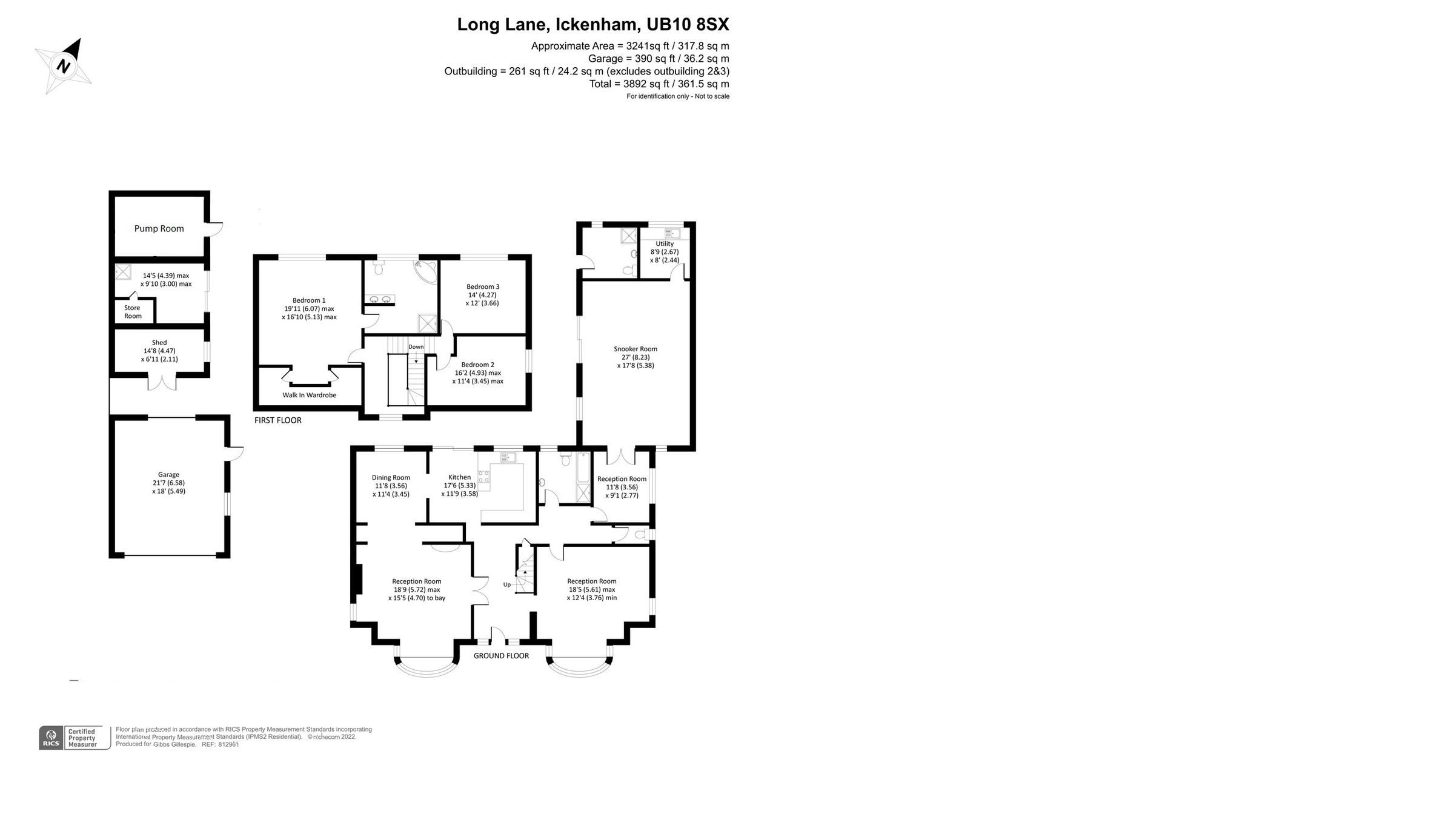 3 bed detached house for sale in Long Lane, Ickenham, Uxbridge UB10