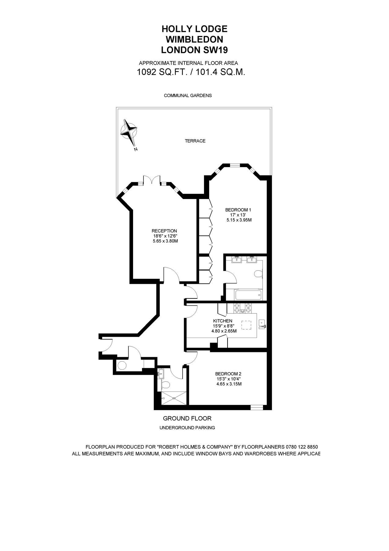 2 bed flat for sale in Holly Lodge, 90 Wimbledon Hill Road SW19 Zoopla