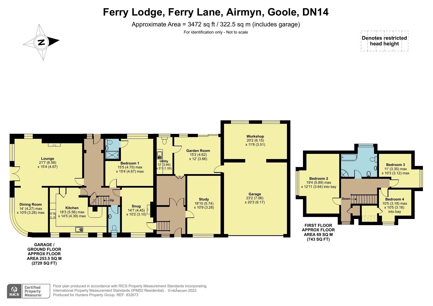 5 bed detached house for sale in Ferry Lodge, Ferry Lane, Airmyn, Goole