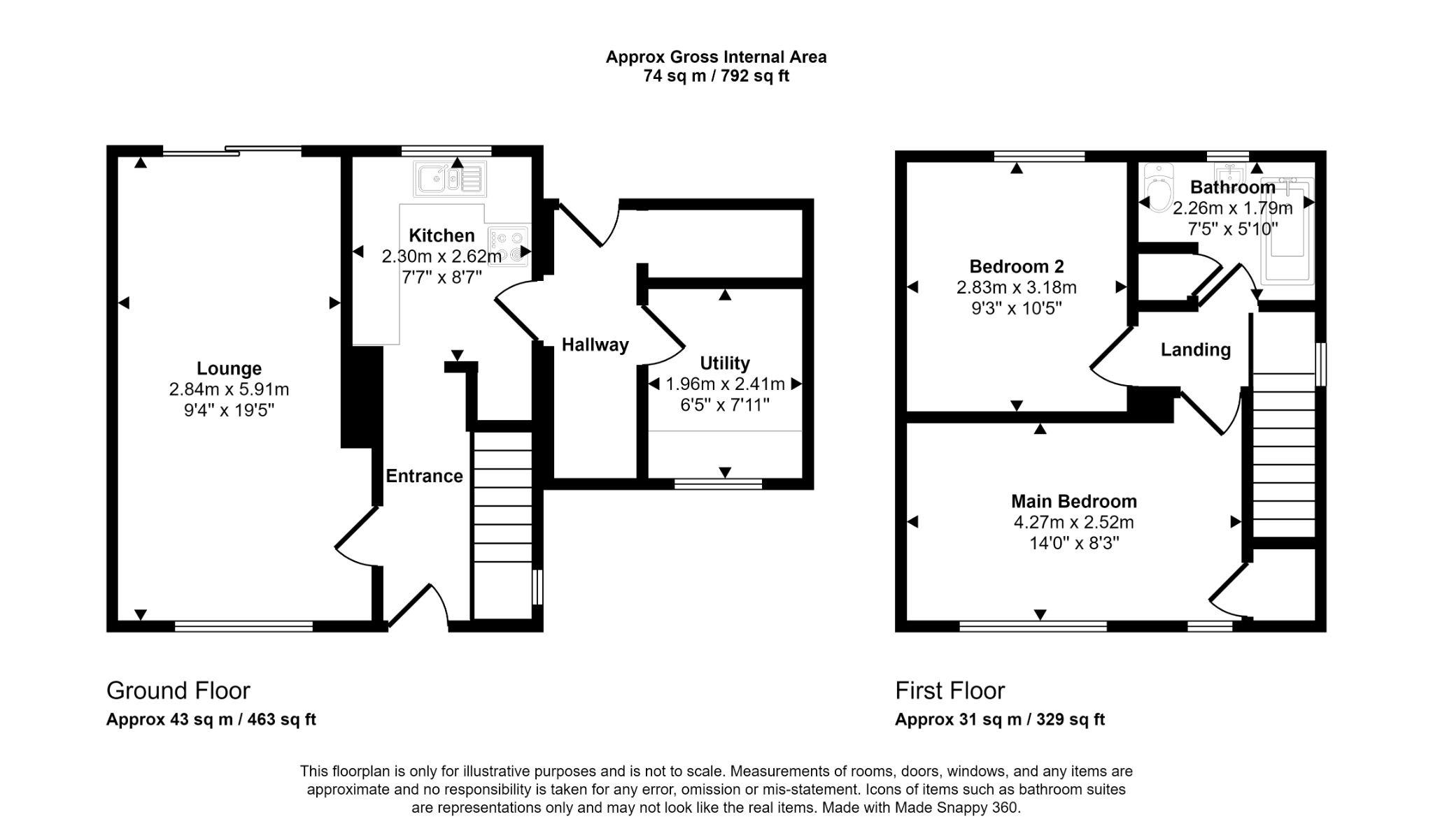 2 bed semidetached house for sale in Ruskin Avenue, Wigan, Lancashire WN3 Zoopla