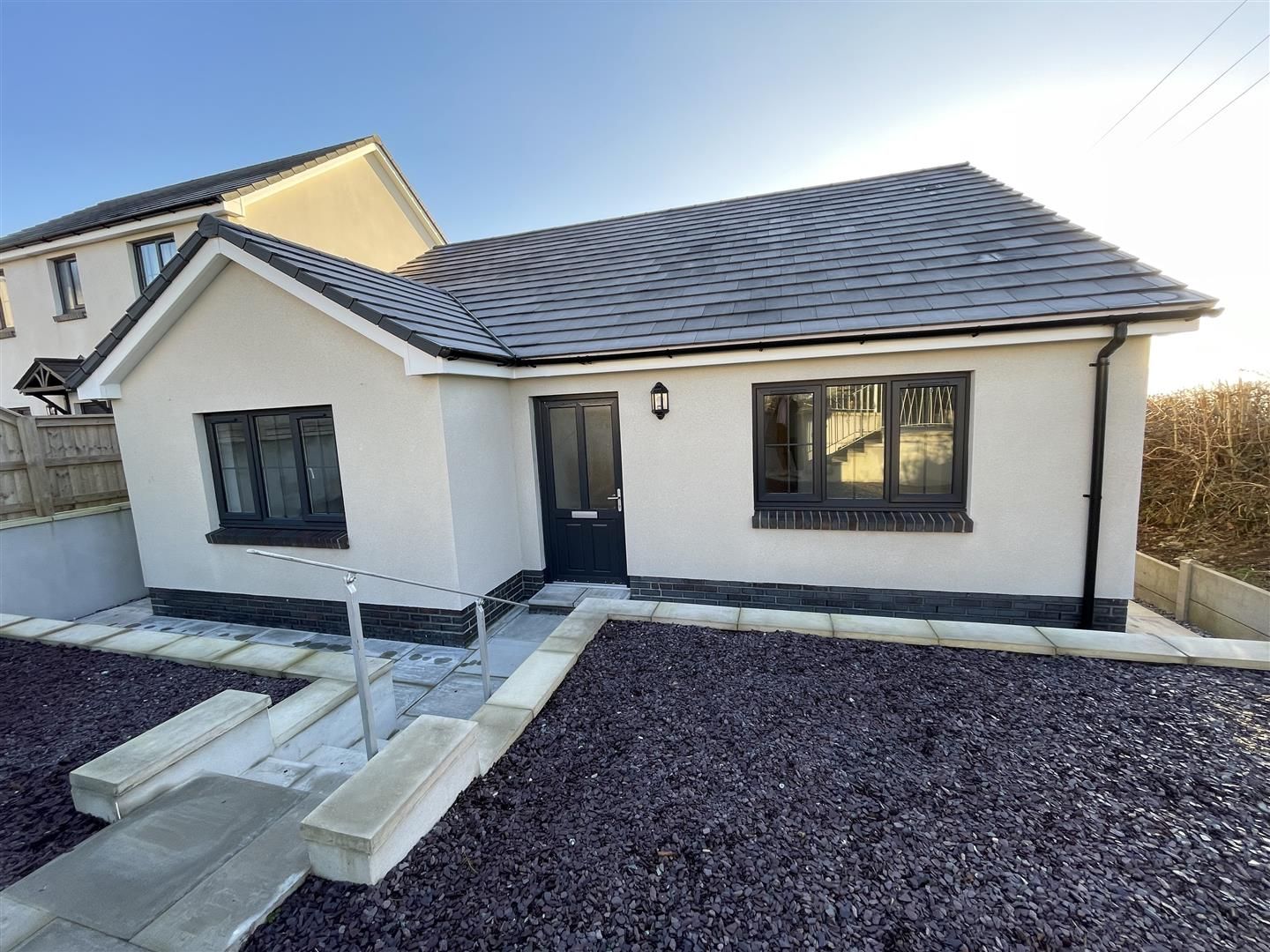 New home, 3 bed detached bungalow for sale in Bro Mebyd, Bancffosfelen