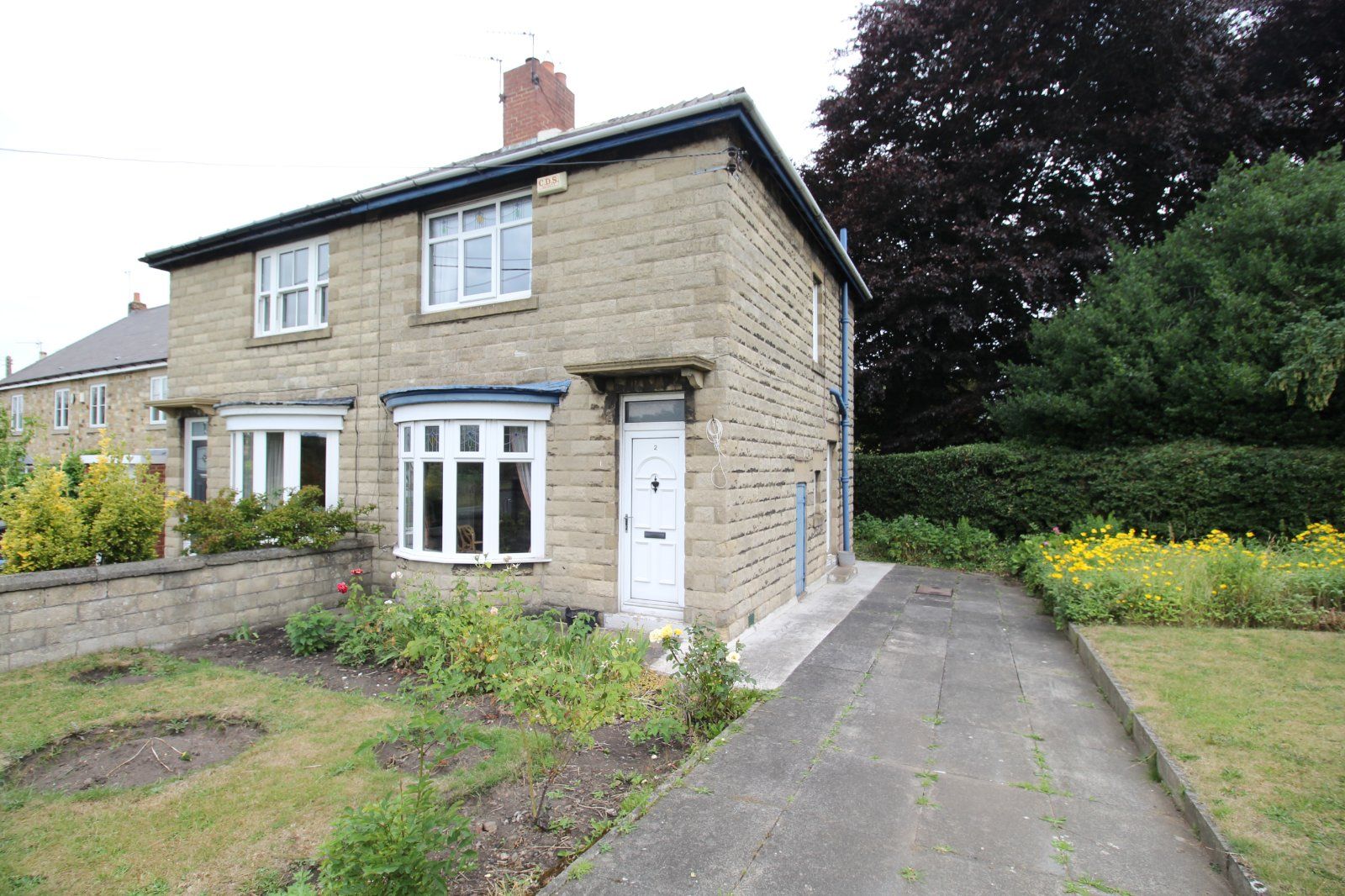 2 bed semidetached house for sale in Twinn Cottages, Plawsworth