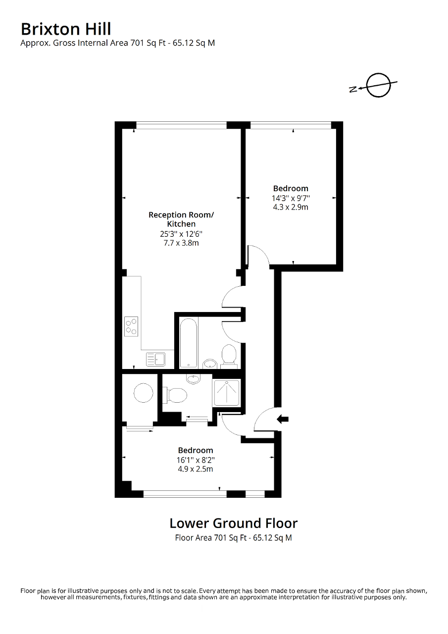 2 bed flat to rent in Brixton Hill, Brixton, London SW2 Zoopla