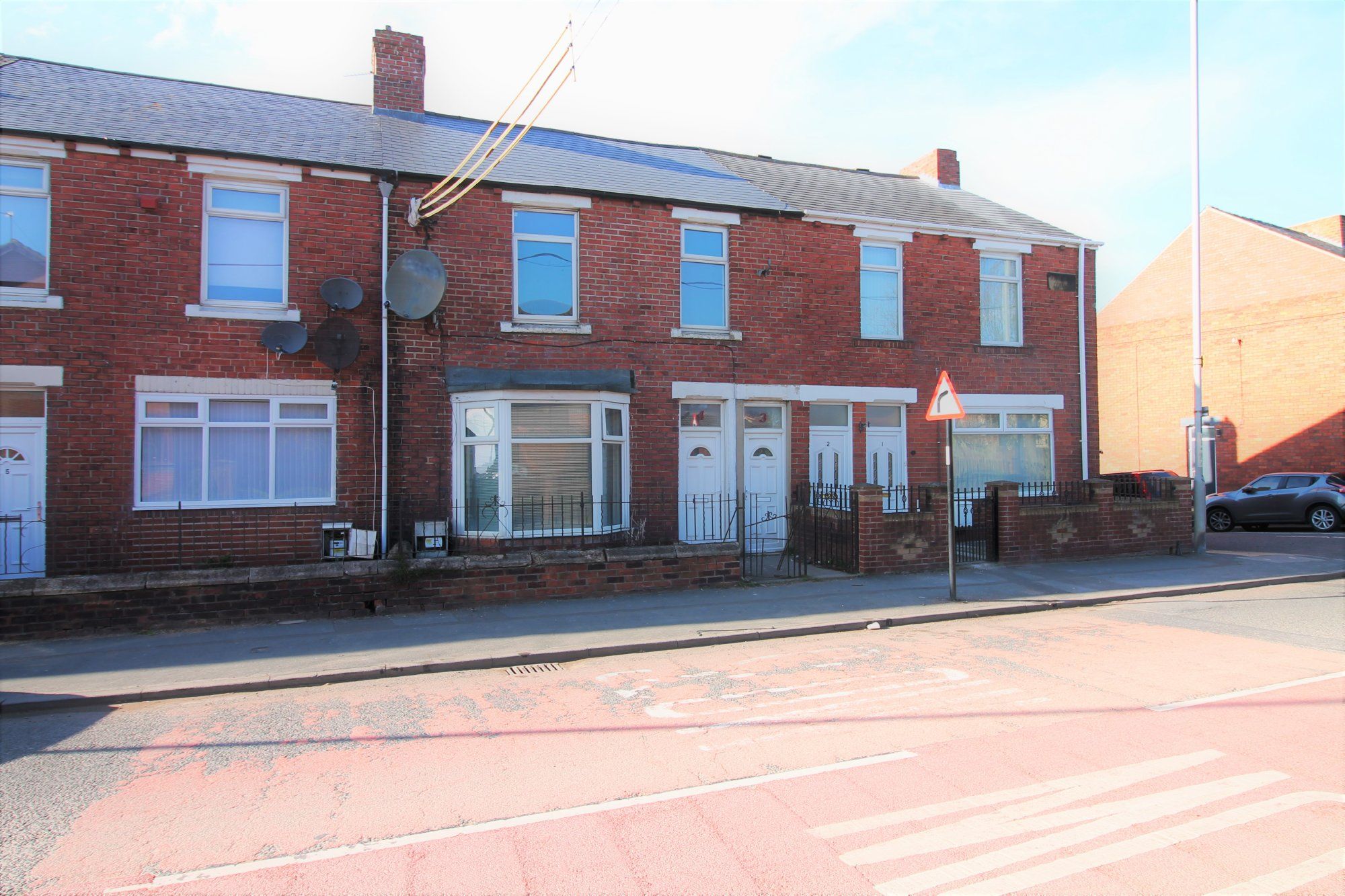 2 bed flat to rent in South Burn Terrace, New Herrington, Houghton Le