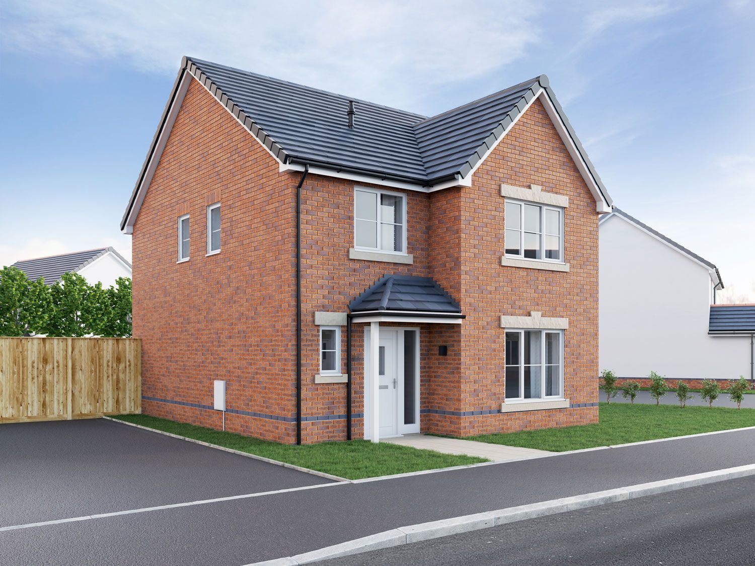 New home, 3 bed detached house for sale in The Ferndale, Cae Sant