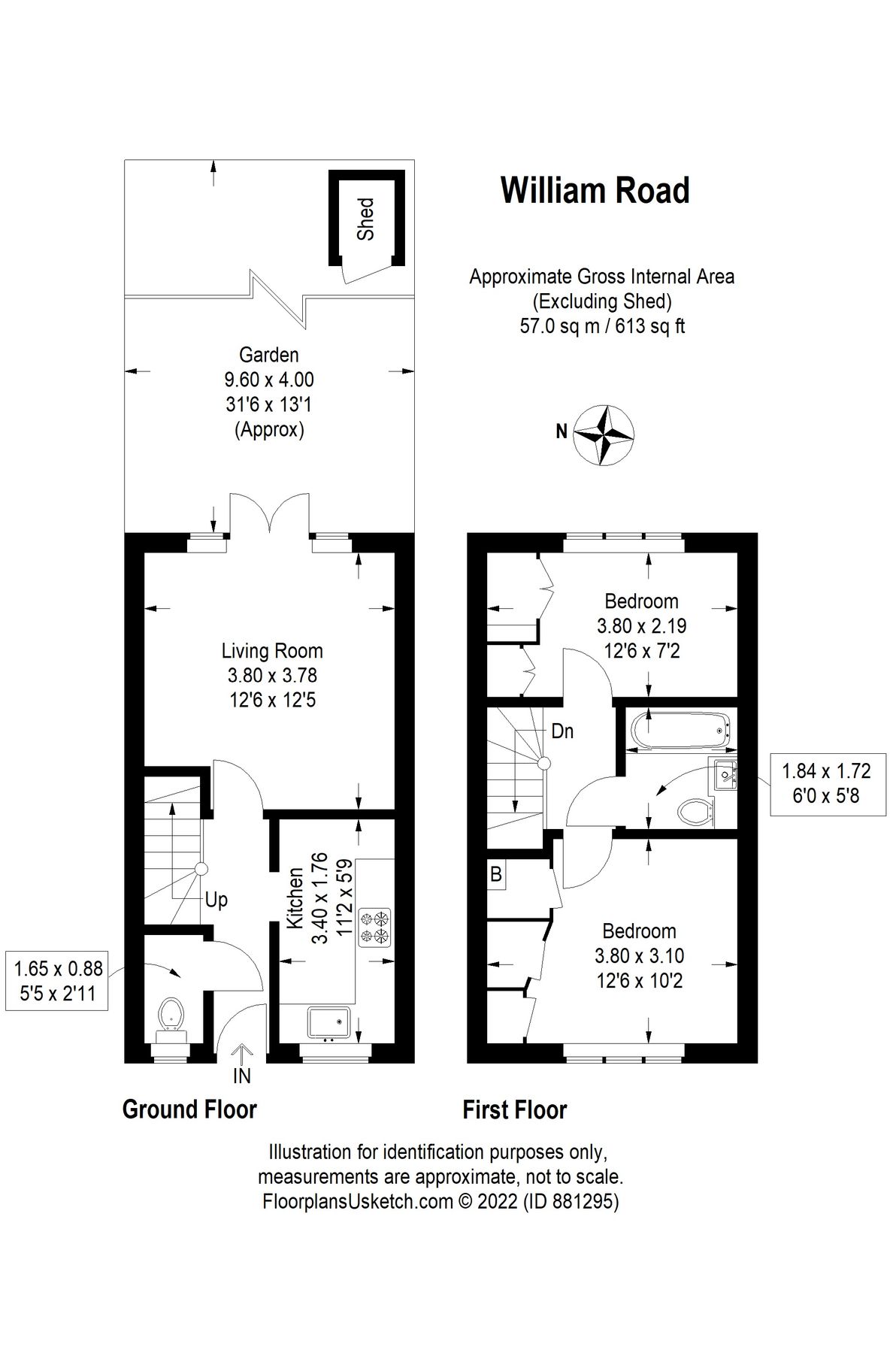 2 bed terraced house for sale in William Road, Sutton, Surrey SM1 Zoopla