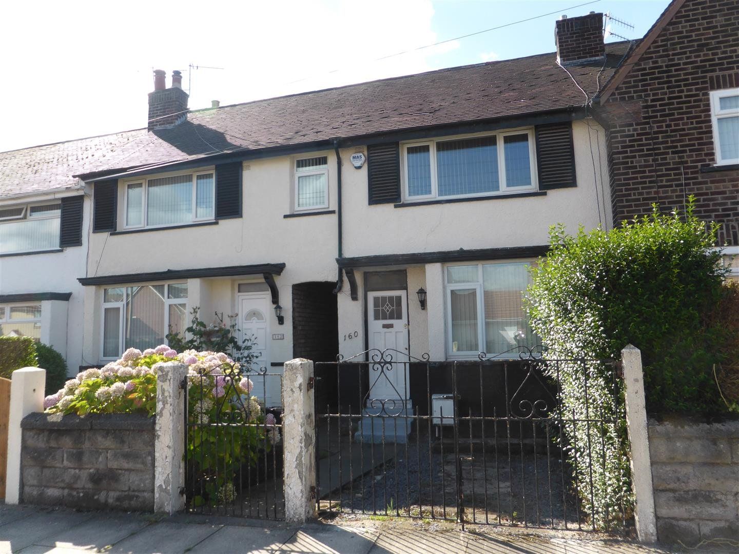 2 bed terraced house to rent in Bolton Road East, New Ferry, Wirral