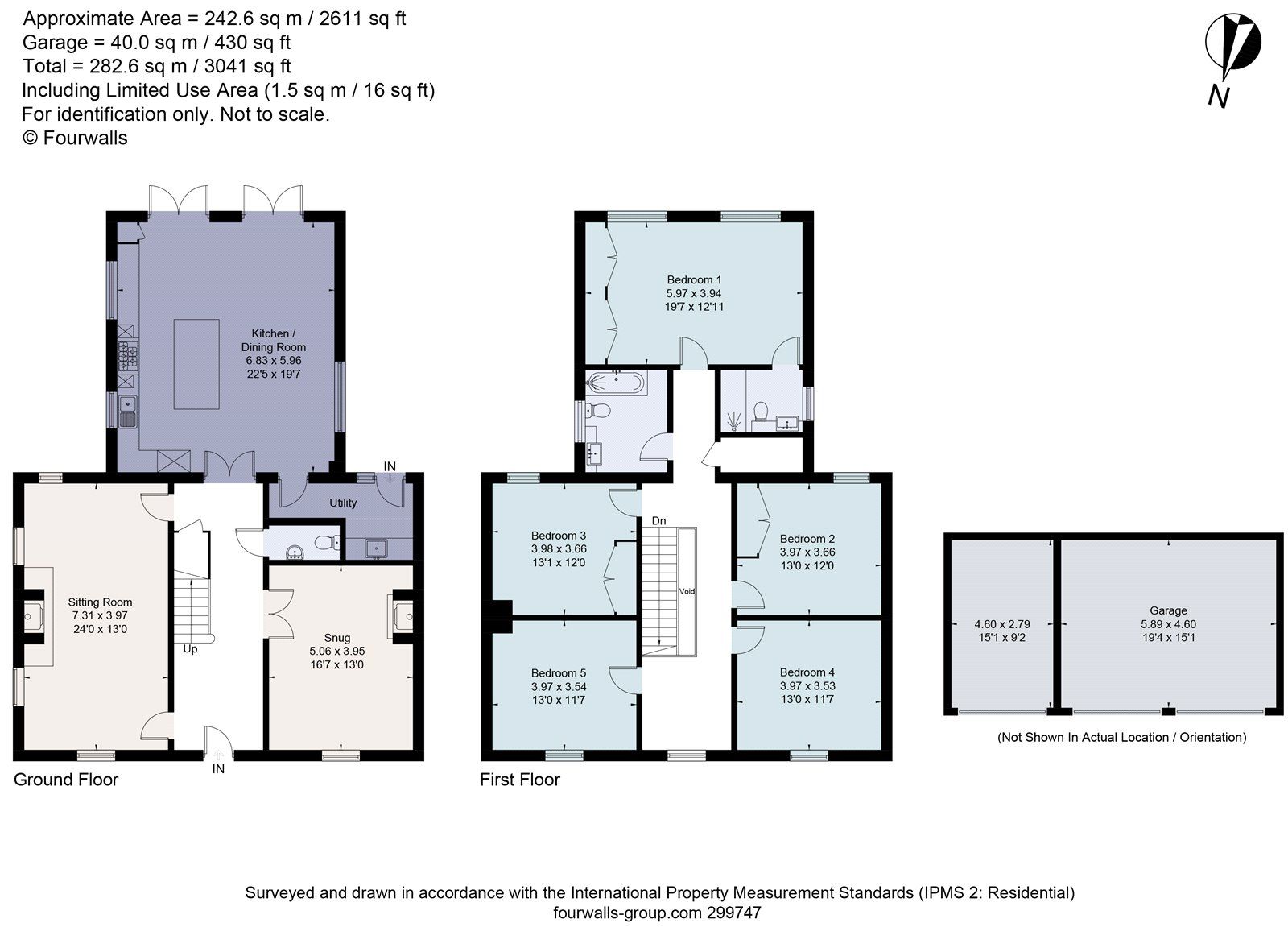 5 bed detached house for sale in The Refectory, Grundys Lane, Minting