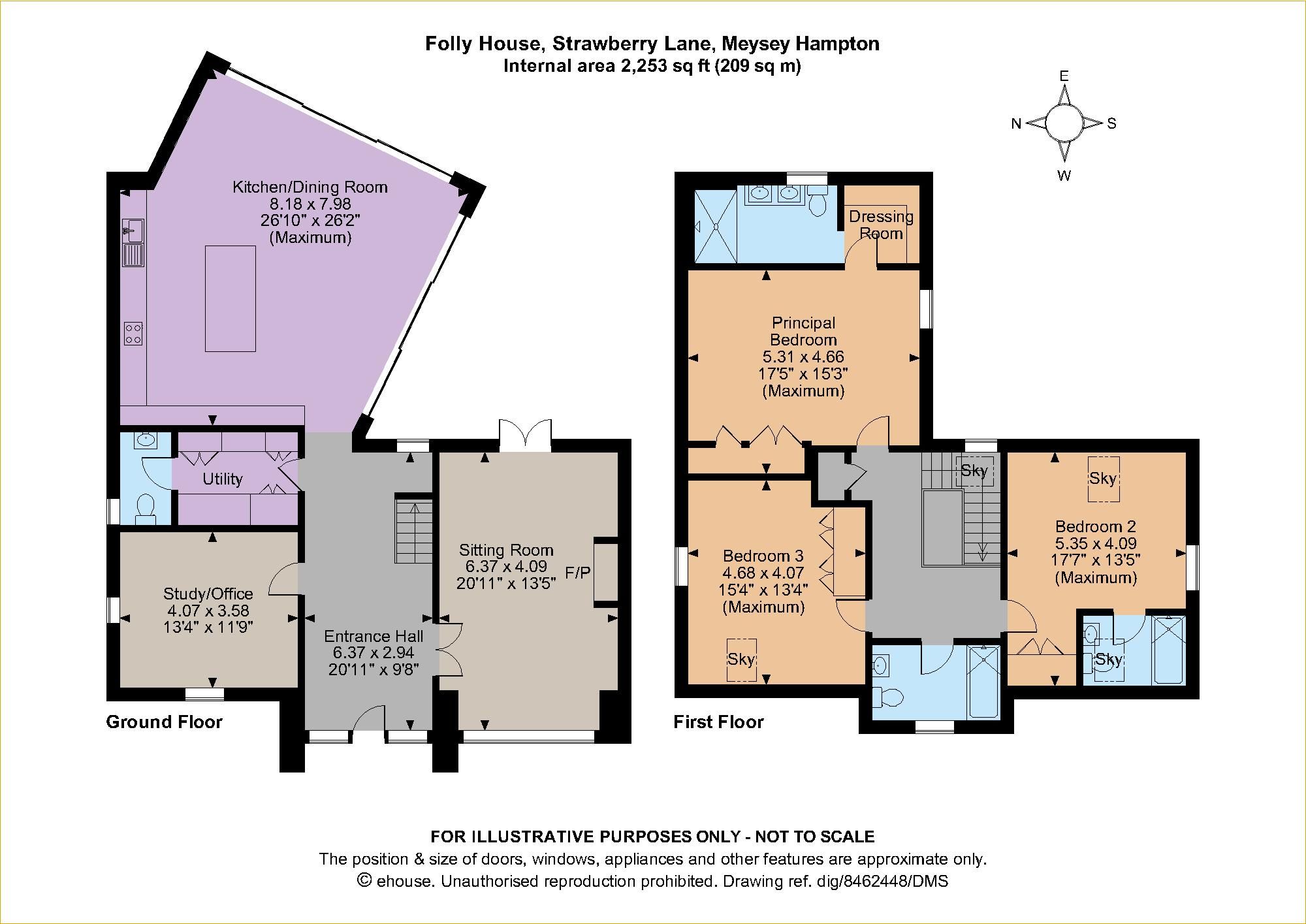 3 bed detached house for sale in Strawberry Lane, Meysey Hampton, Cirencester, Gloucestershire