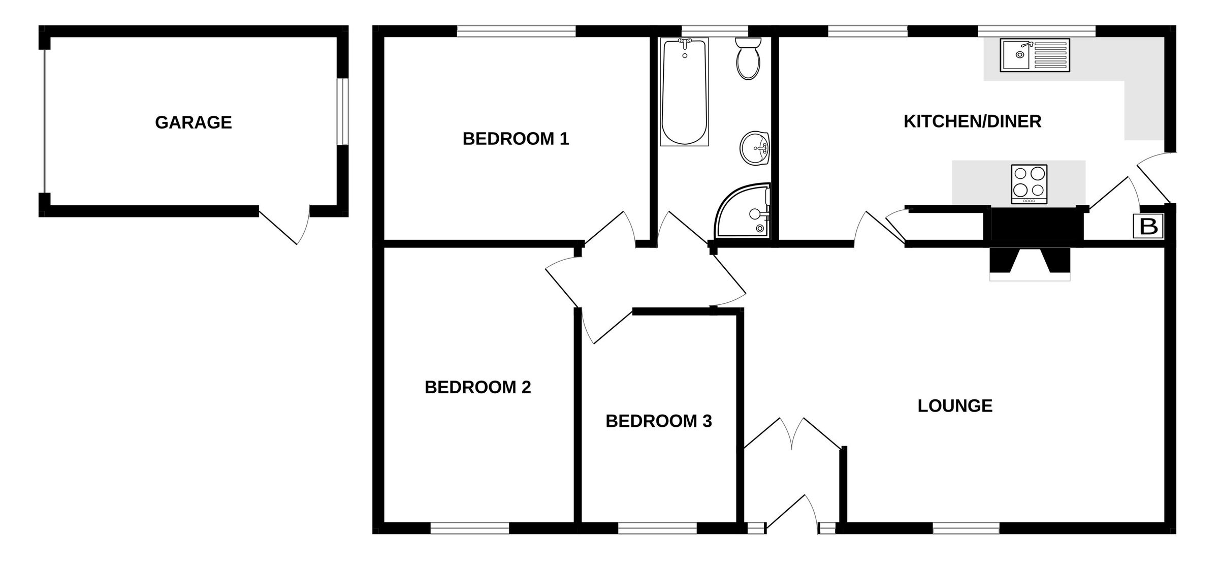 3 bed bungalow for sale in 1 Grahams Croft, WarwickOnEden, Carlisle
