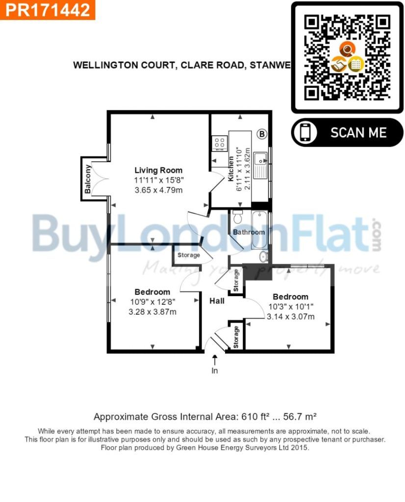 2 bed flat for sale in Clare Road, Stanwell, Staines TW19 Zoopla