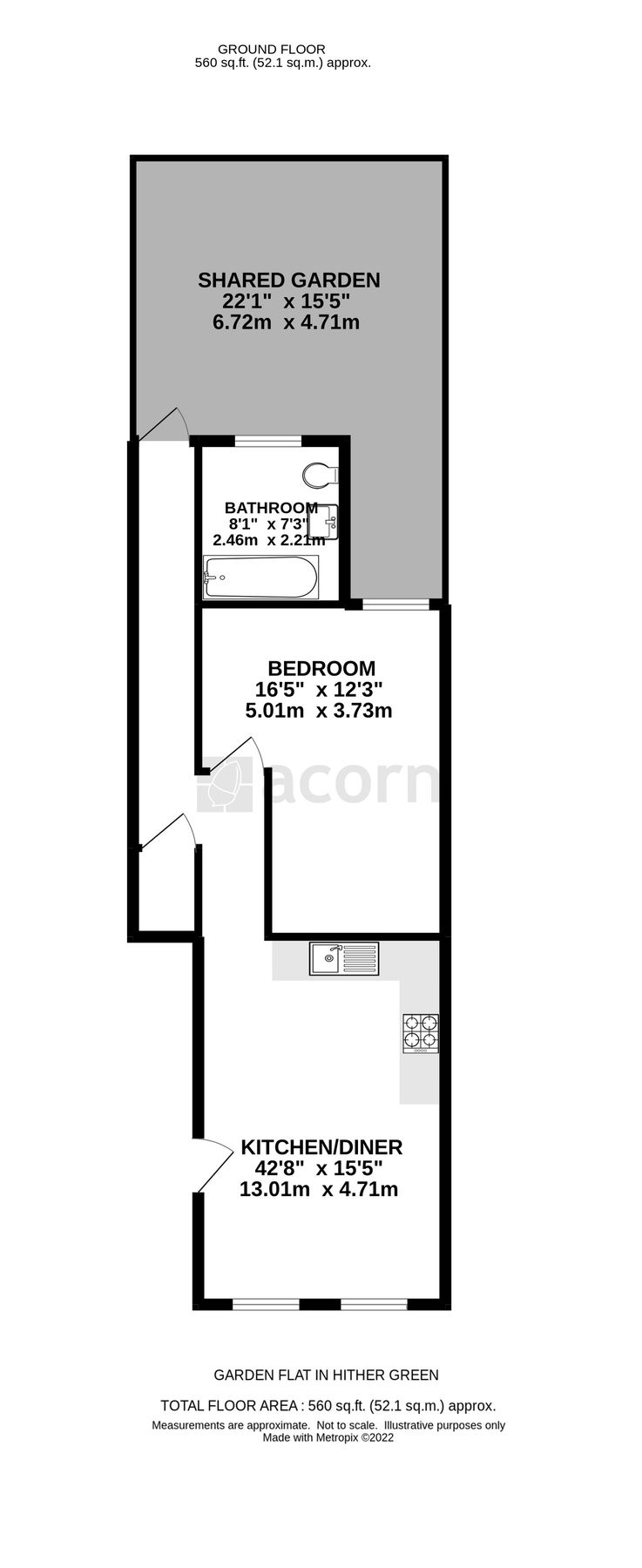 1 bed flat to rent in Ryecroft Road, London SE13 Zoopla