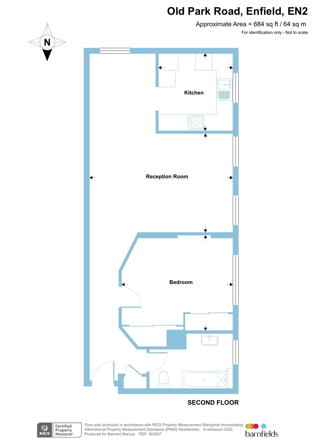 1 bed flat for sale in Old Park Road, Enfield EN2 Zoopla