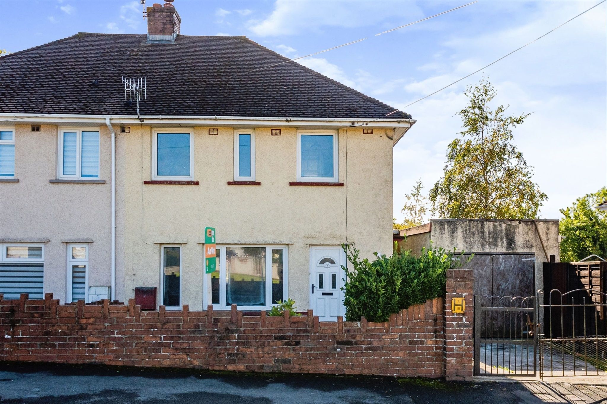 3 bed semidetached house for sale in HeolYMynydd, Sarn, Bridgend